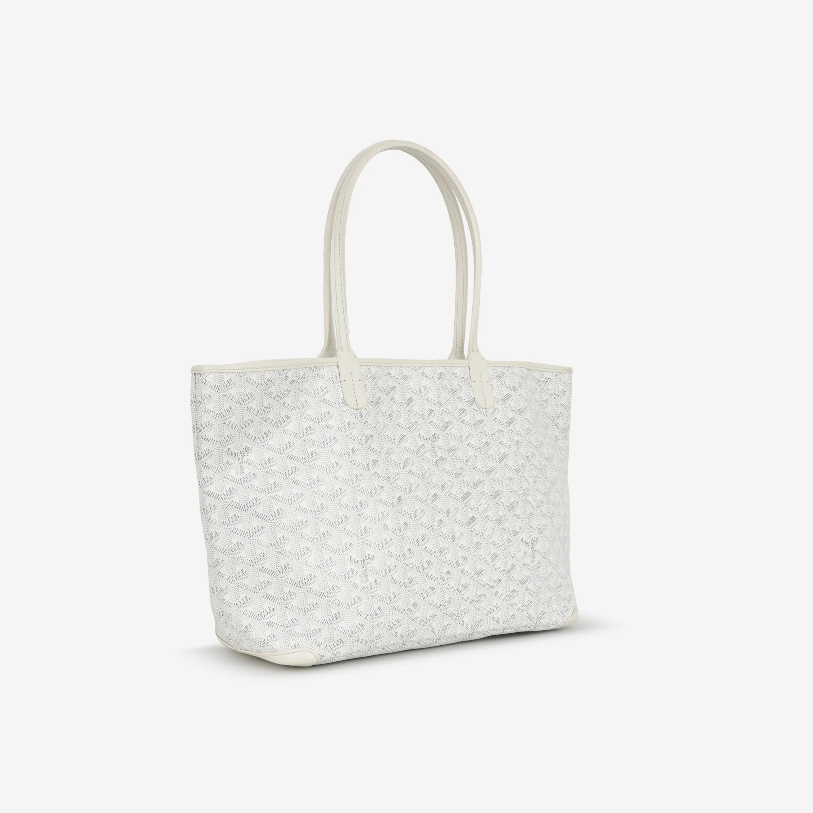 Goyard Artois PM - White Goyardine | Palladium Hardware - Image 3