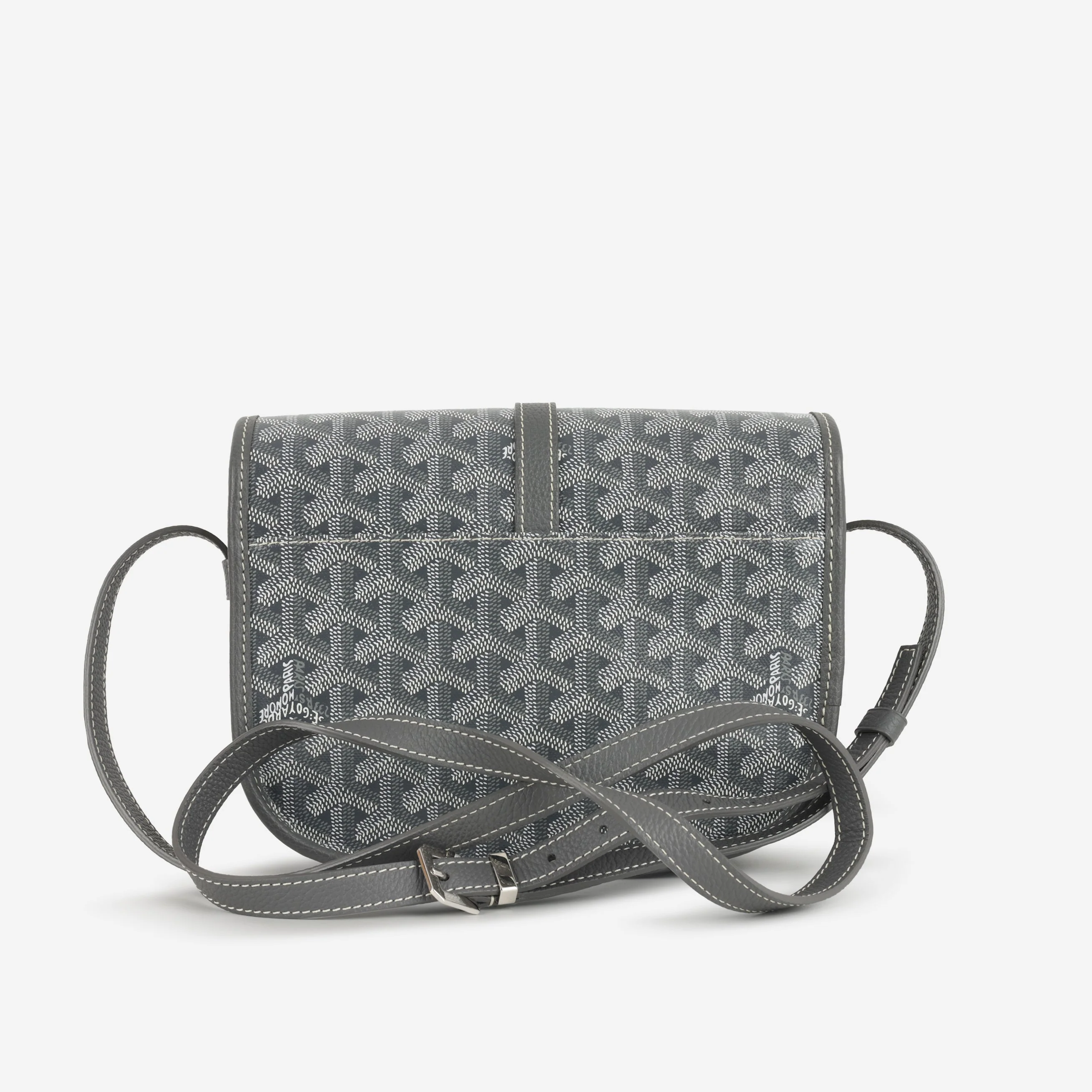 Goyard Belvedere PM - Grey Goyardine | Palladium Hardware - Image 3