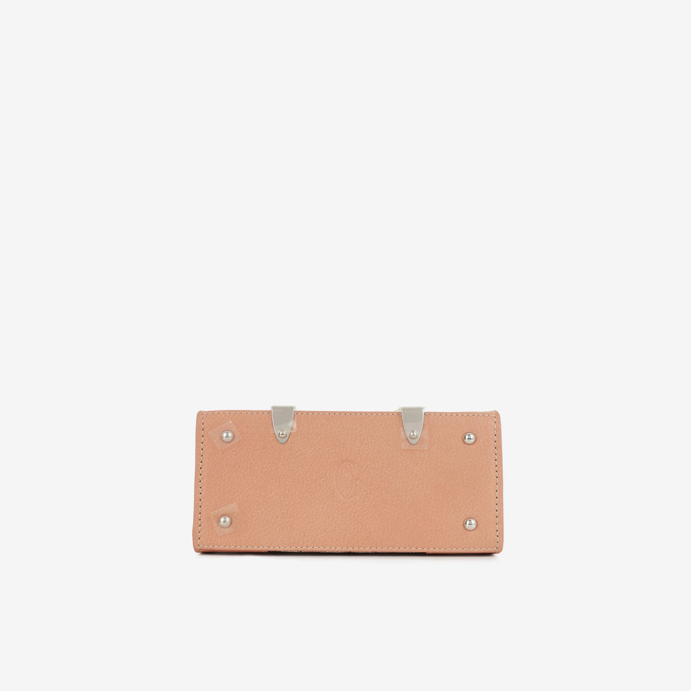 Goyard Nano Saïgon - Pink Metallic Goyardine / Black Wood Trim | Palladium Hardware - Image 4