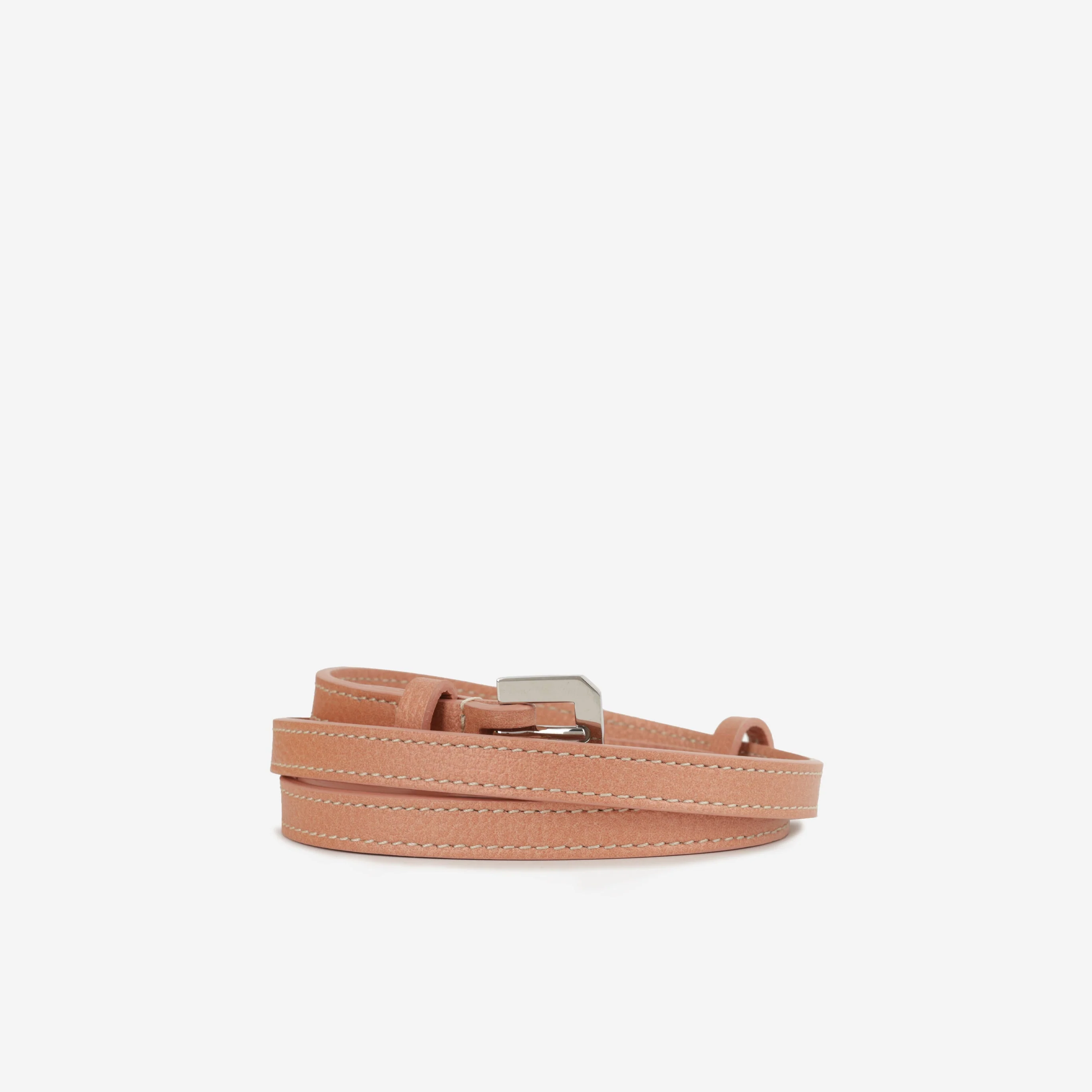 Goyard Nano Saïgon - Pink Metallic Goyardine / Black Wood Trim | Palladium Hardware - Image 6