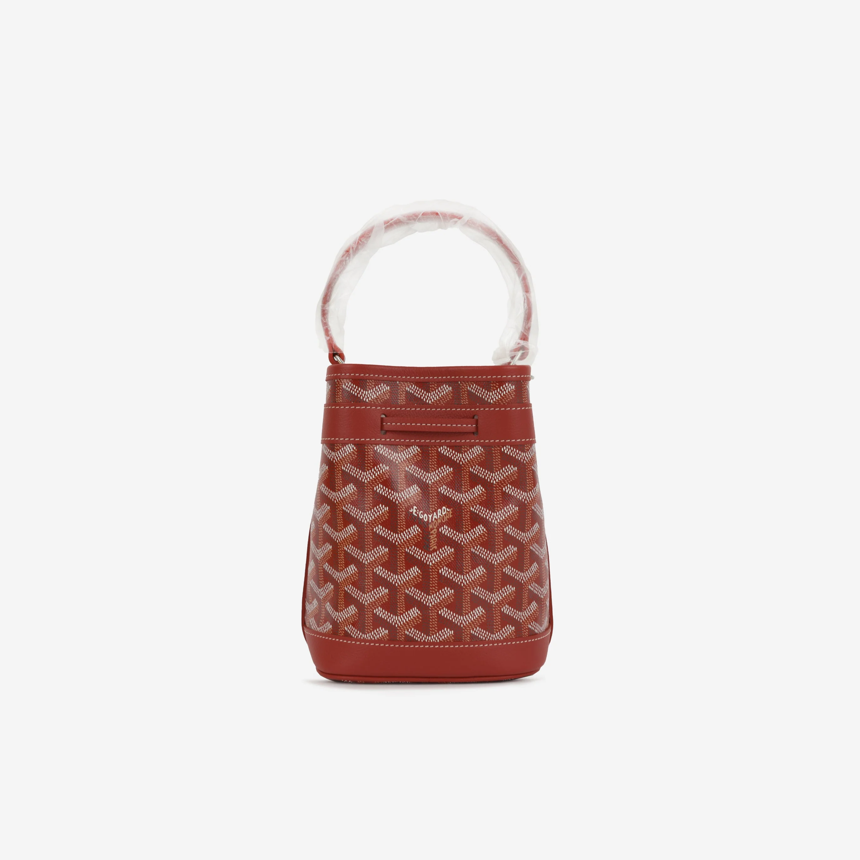 Goyard Petit Flot - Red Goyardine | Palladium Hardware (NWT) - Image 3