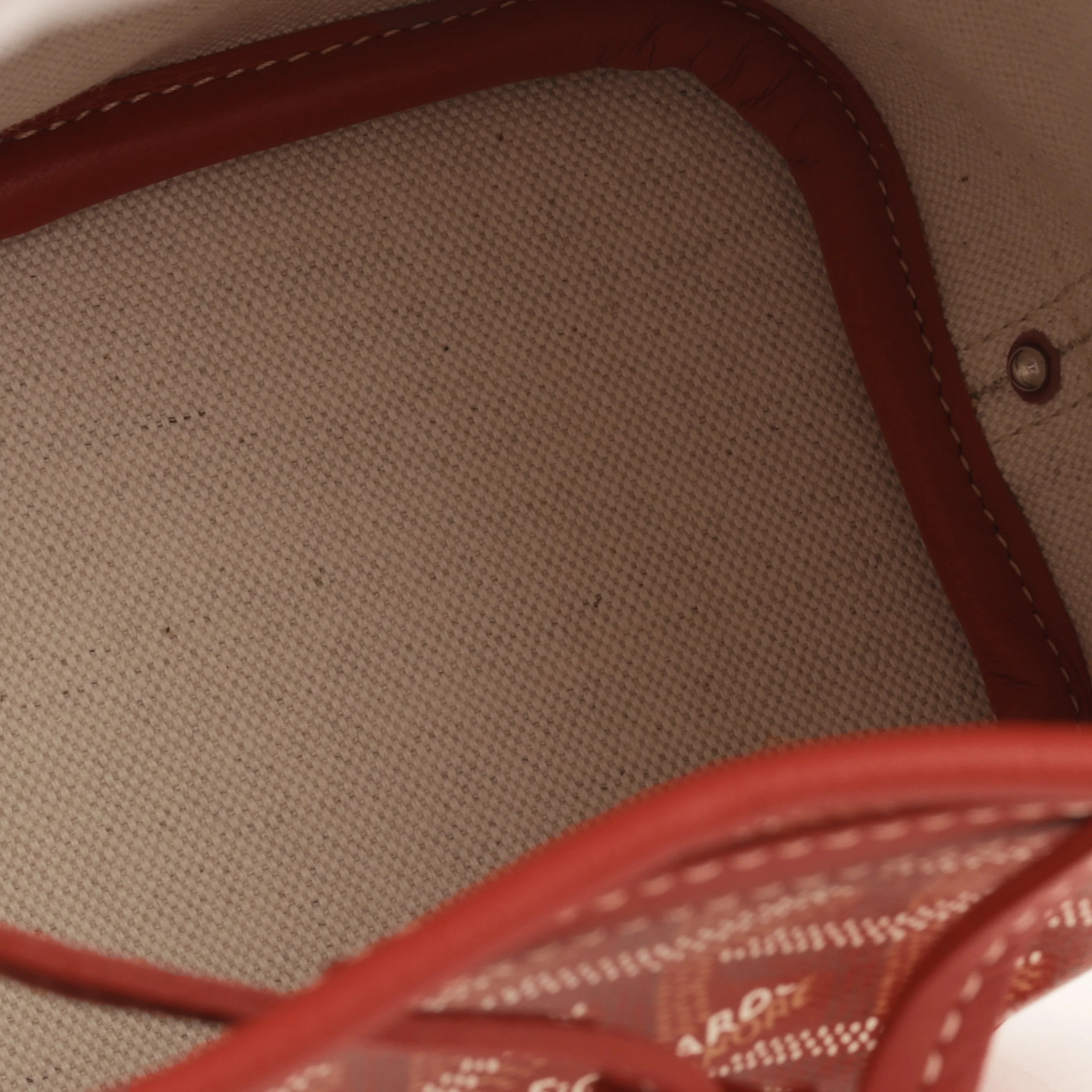 Goyard Petit Flot - Red Goyardine | Palladium Hardware (NWT) - Image 4