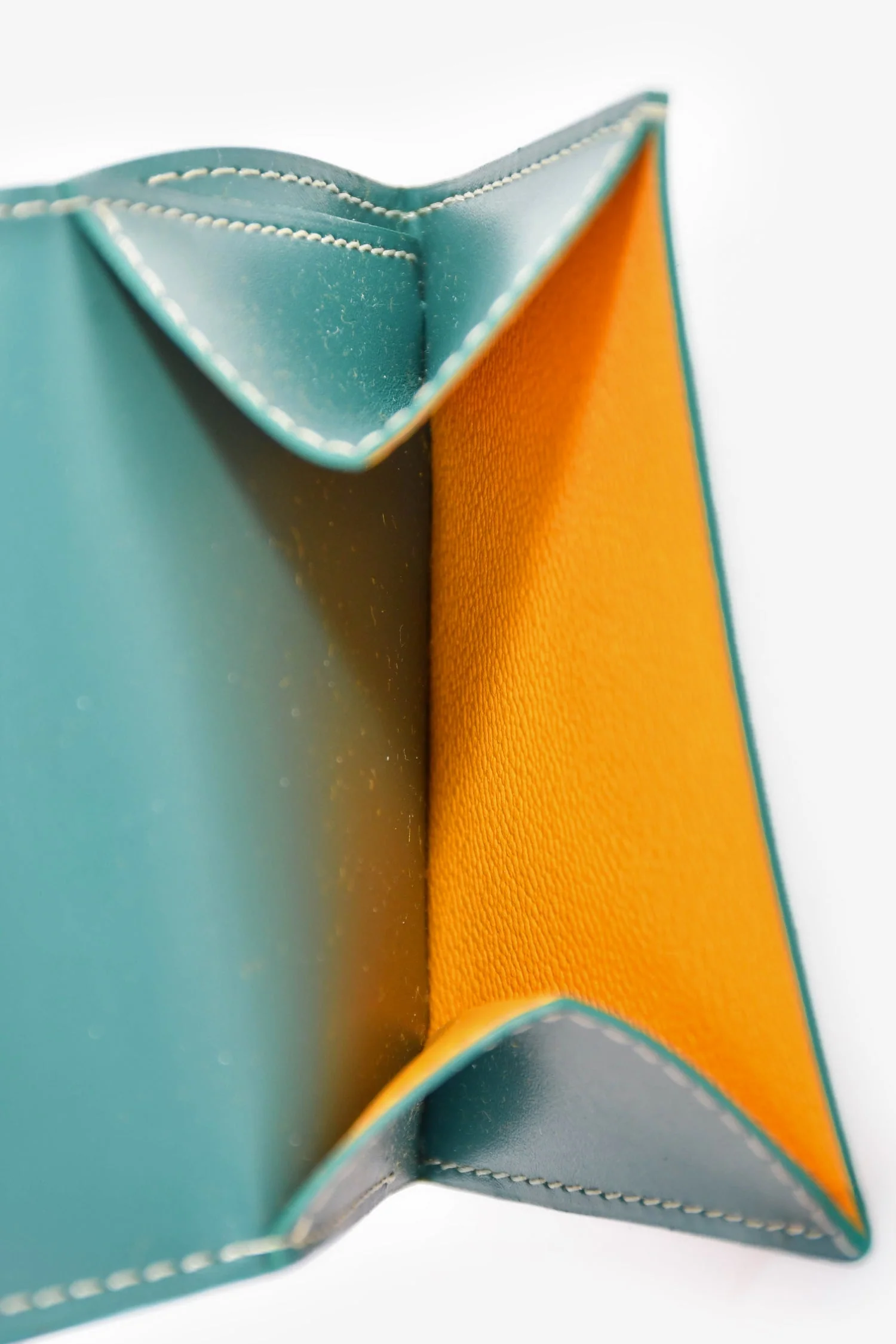 Goyard Green Coated Canvas 'Marigny' Compact Wallet - Image 6