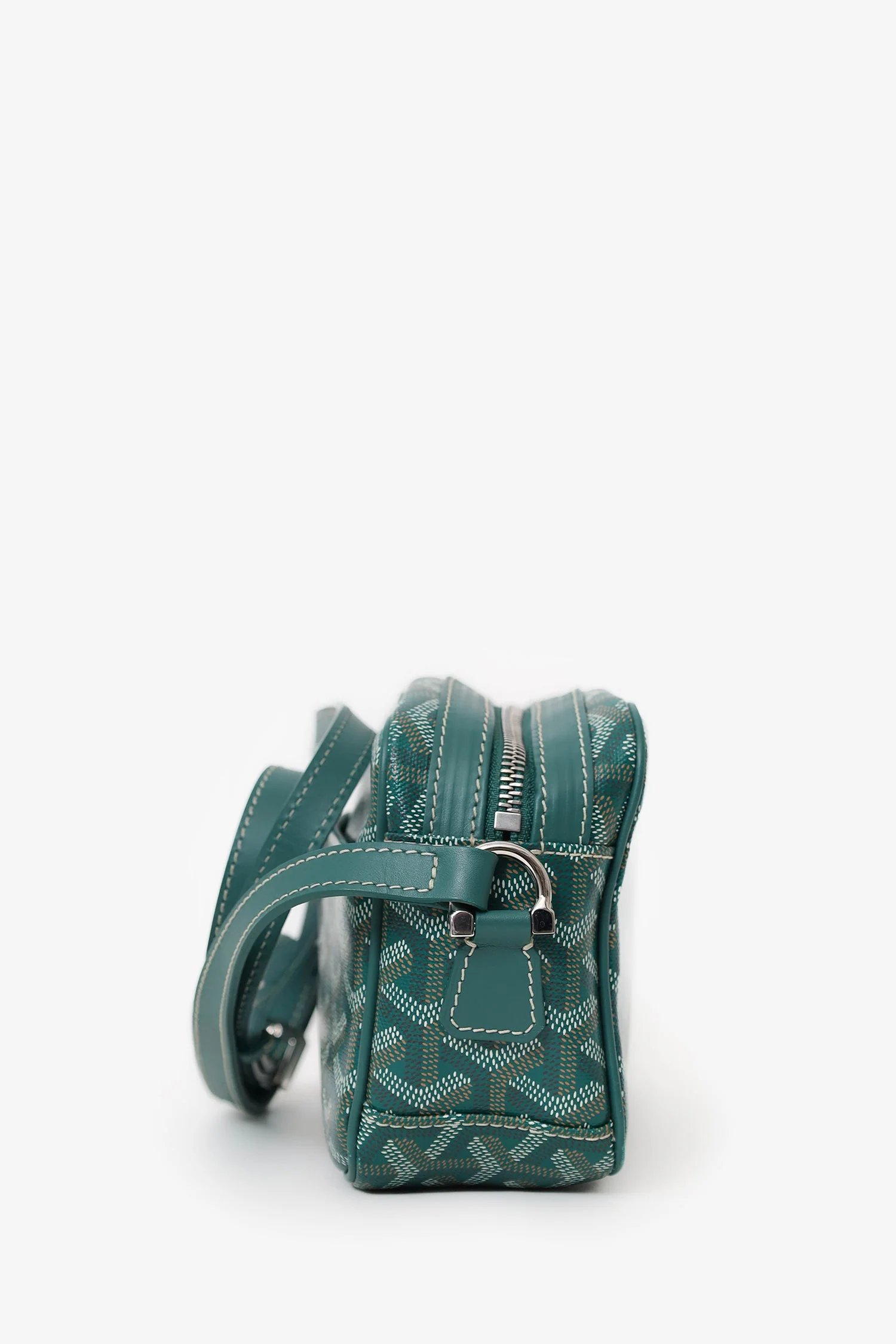 Goyard Green Goyardine Coated Canvas Sac Cap-Vert Crossbody Bag - Image 3