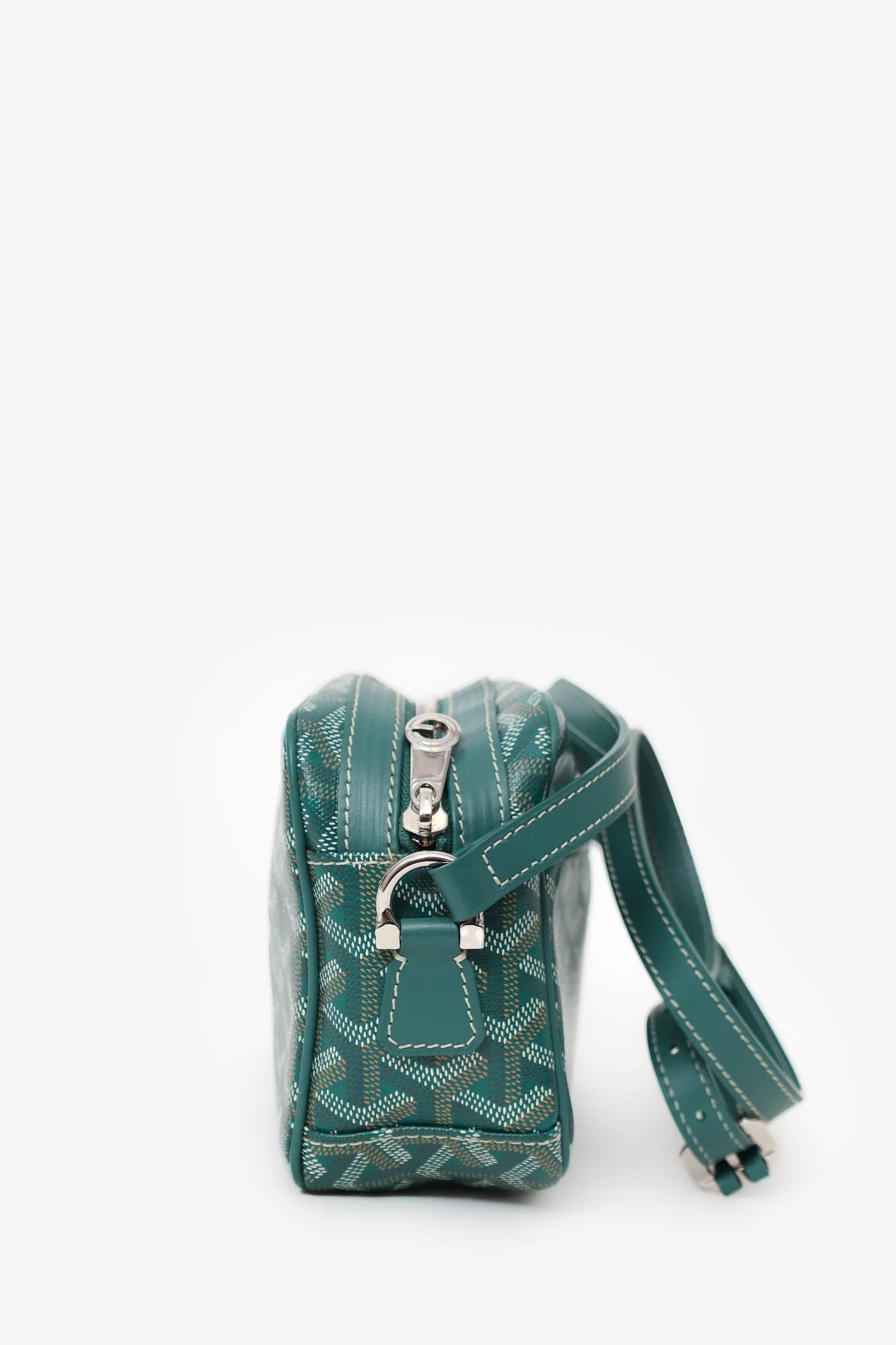 Goyard Green Goyardine Coated Canvas Sac Cap-Vert Crossbody Bag - Image 4