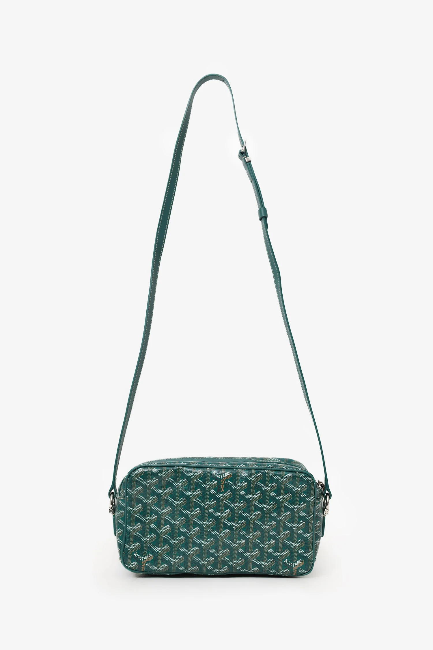 Goyard Green Goyardine Coated Canvas Sac Cap-Vert Crossbody Bag - Image 6
