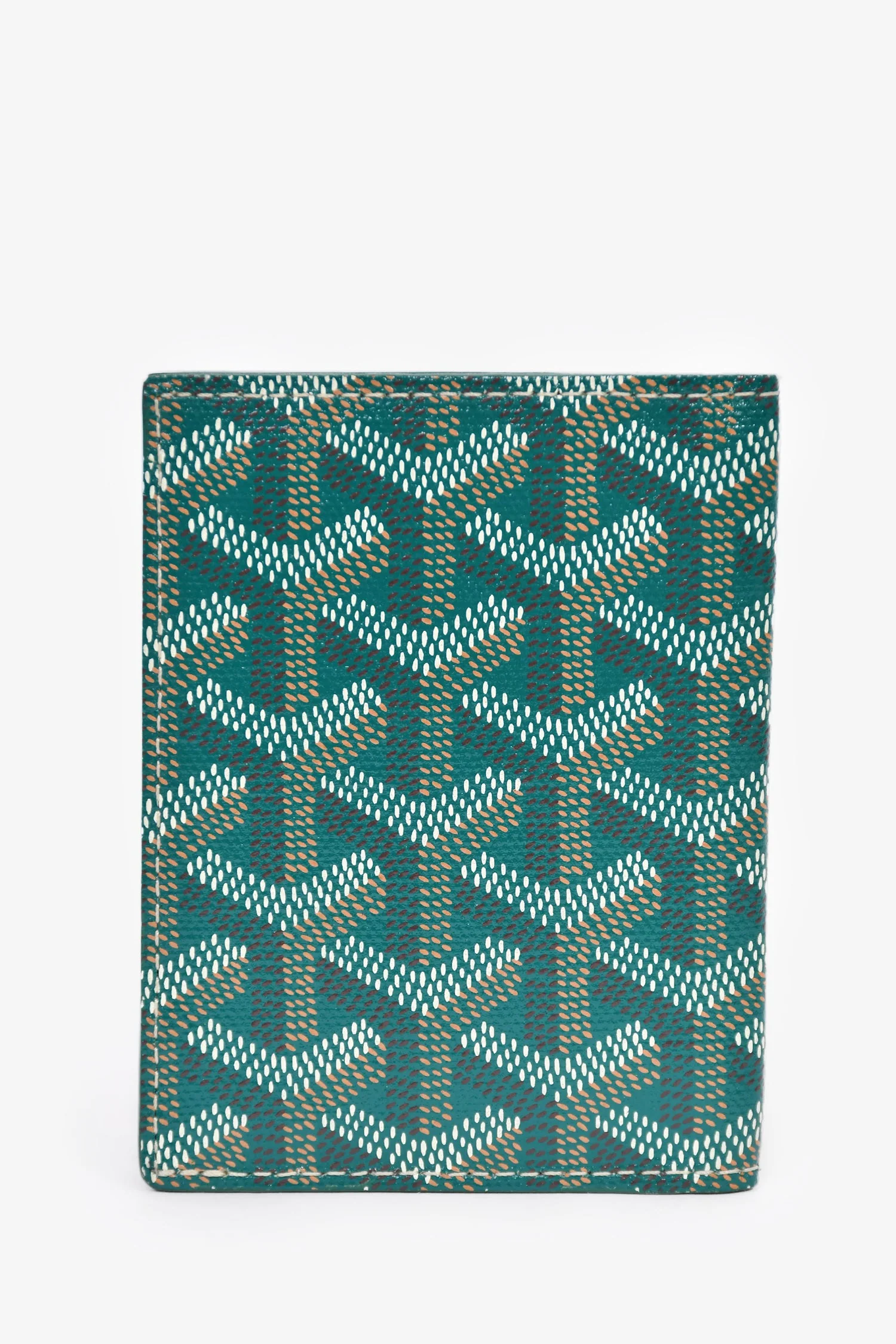 Goyard Green Goyardine Saint Marc Card Wallet - Image 2