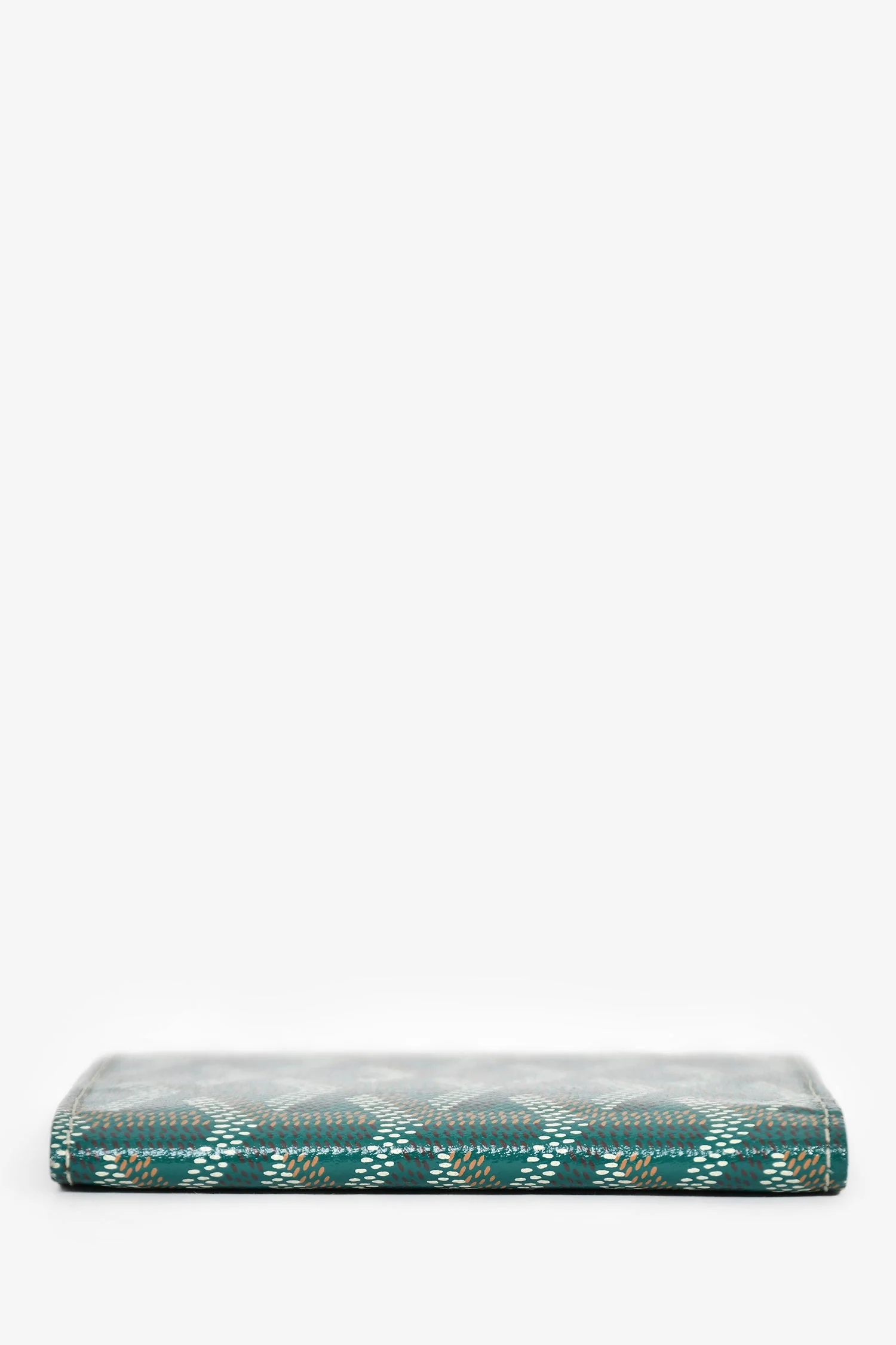Goyard Green Goyardine Saint Marc Card Wallet - Image 3