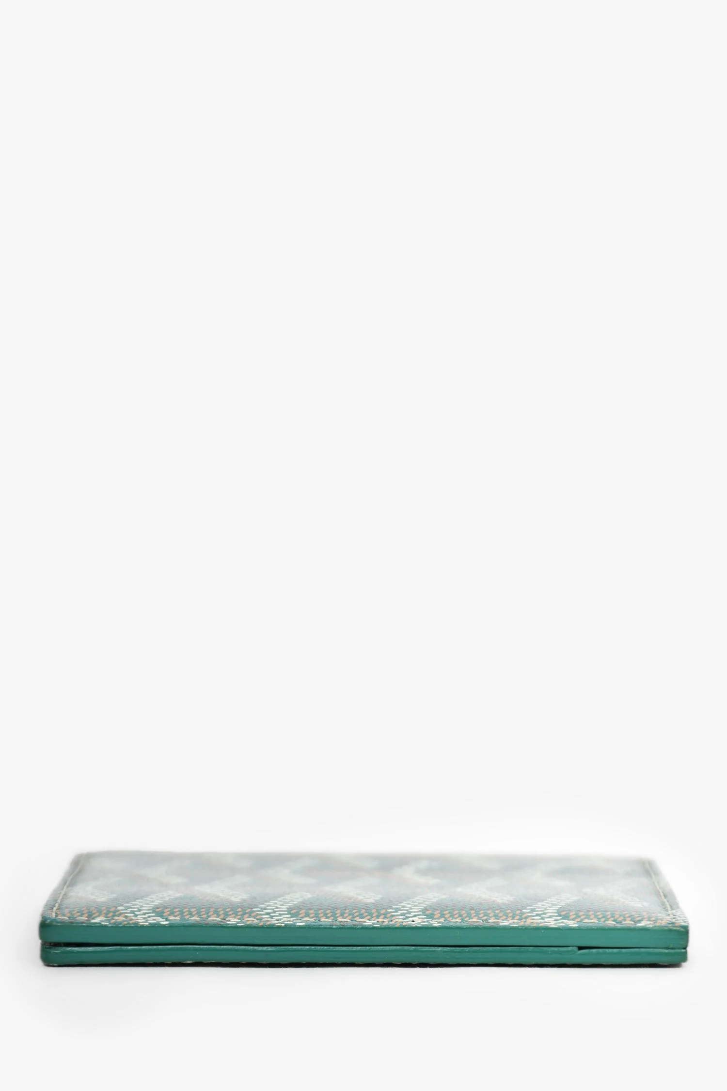 Goyard Green Goyardine Saint Marc Card Wallet - Image 4