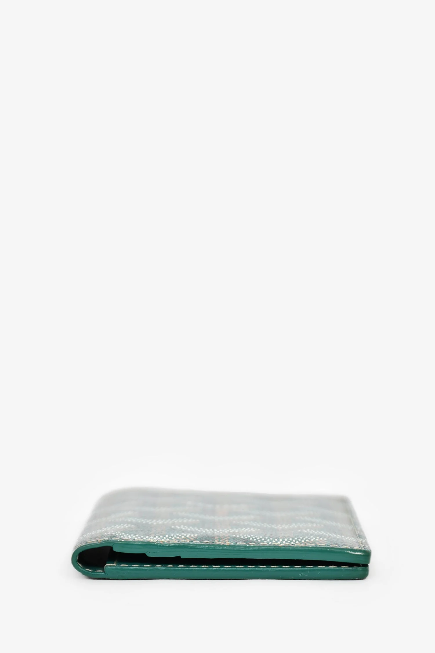 Goyard Green Goyardine Saint Marc Card Wallet - Image 5