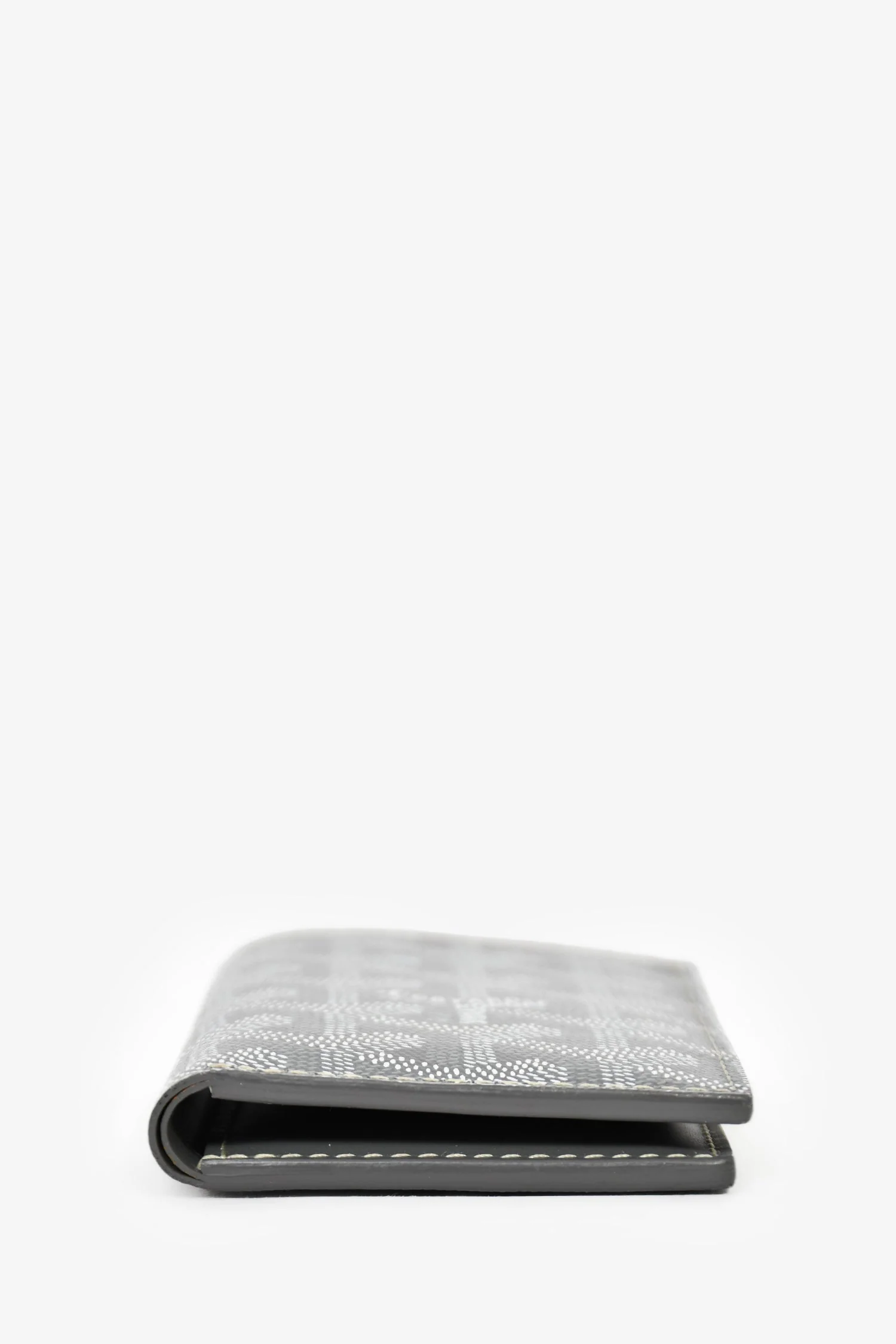 Goyard Grey Goyardine Leather 'Saint-Pierre' Card Wallet - Image 5