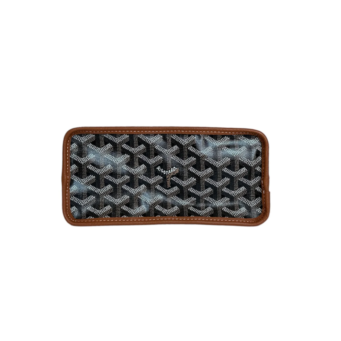 Goyard Mini Anjou Tote - Black/Tan (NWT) - Image 9