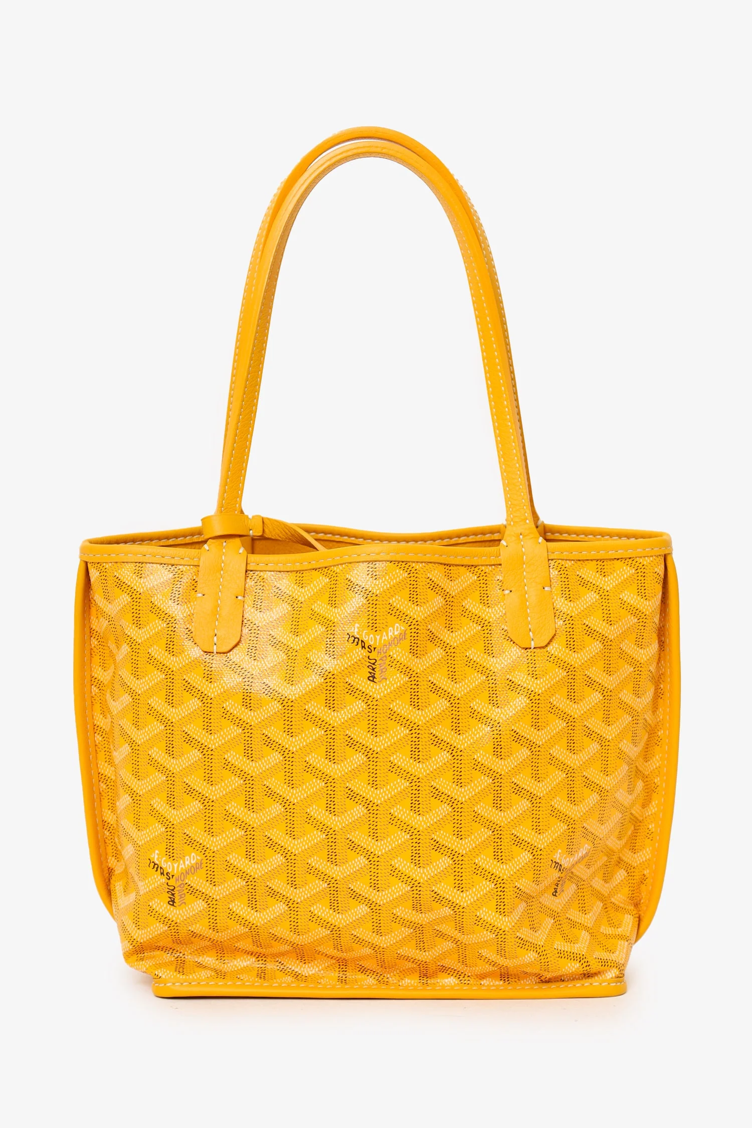 Goyard Mini Anjou Tote - Yellow (NWT) - Image 3