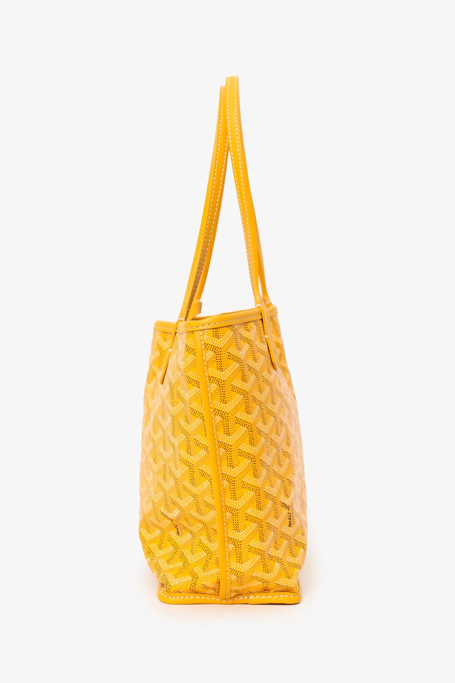 Goyard Mini Anjou Tote - Yellow (NWT) - Image 4