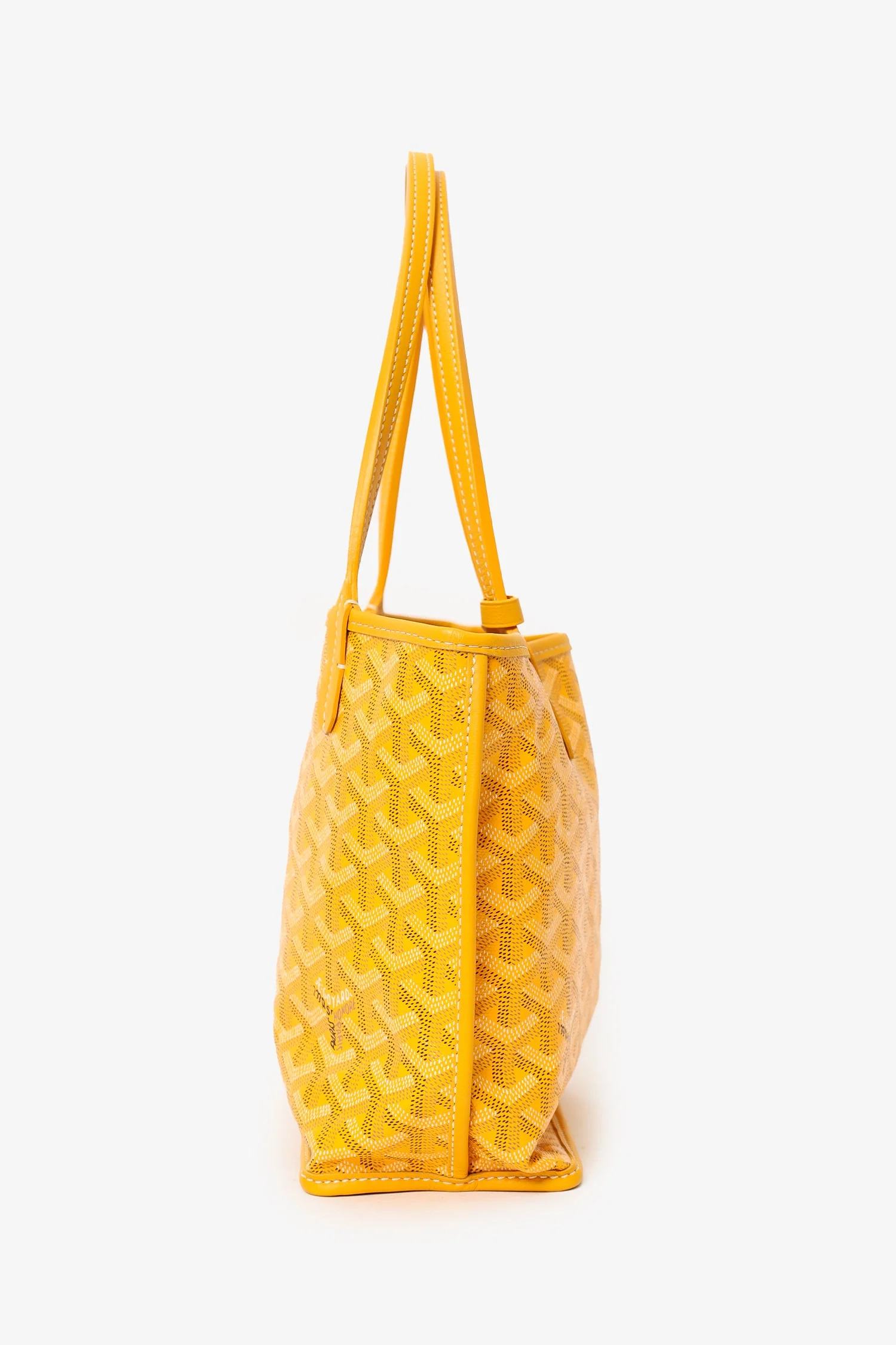 Goyard Mini Anjou Tote - Yellow (NWT) - Image 5