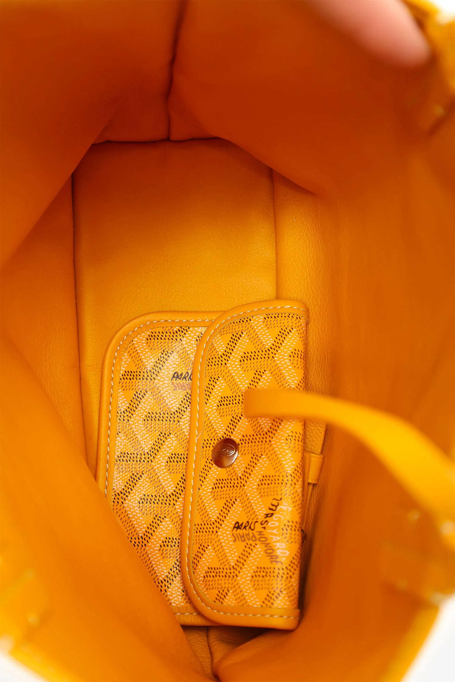 Goyard Mini Anjou Tote - Yellow (NWT) - Image 7