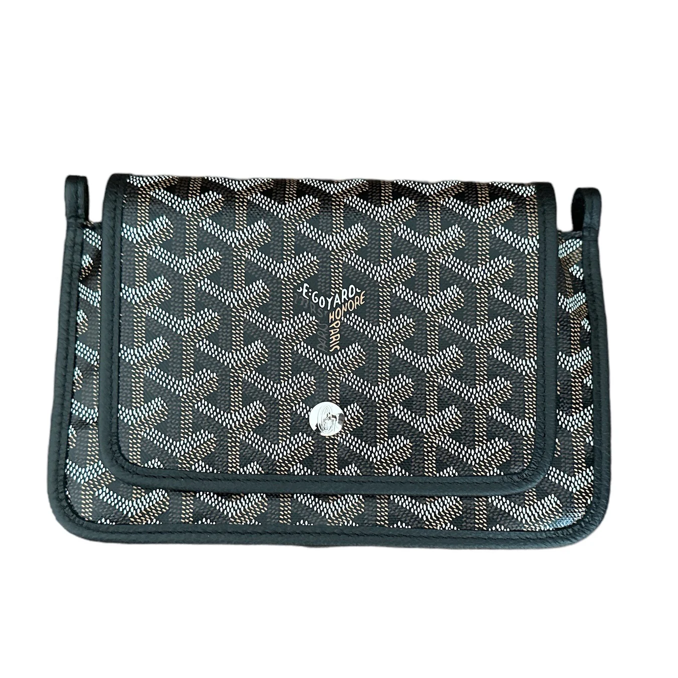 Goyard Plumet Pocket Wallet Crossbody - Black (NWT) - Image 2