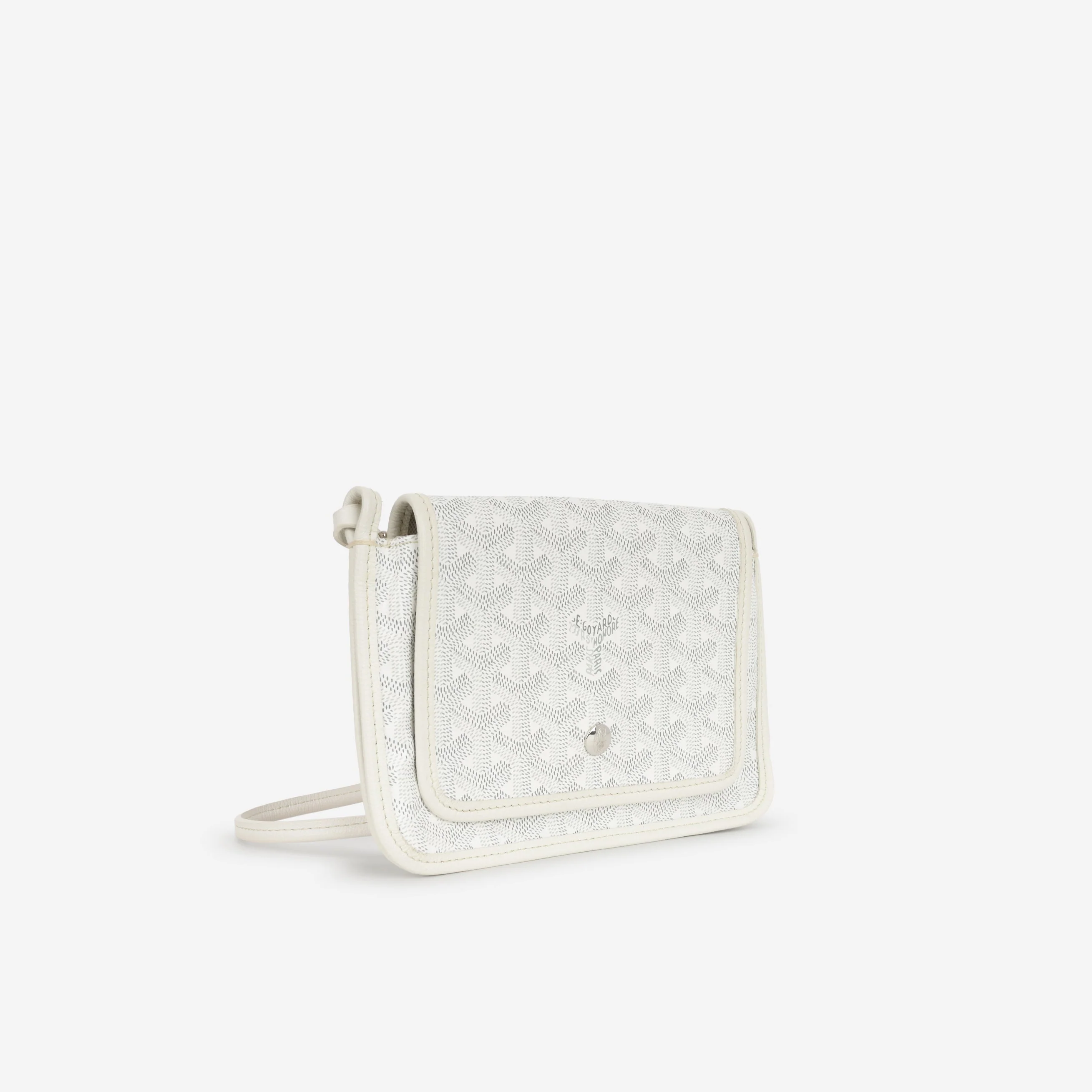 Goyard Plumet Pocket Wallet Crossbody - White (NWT) - Image 2