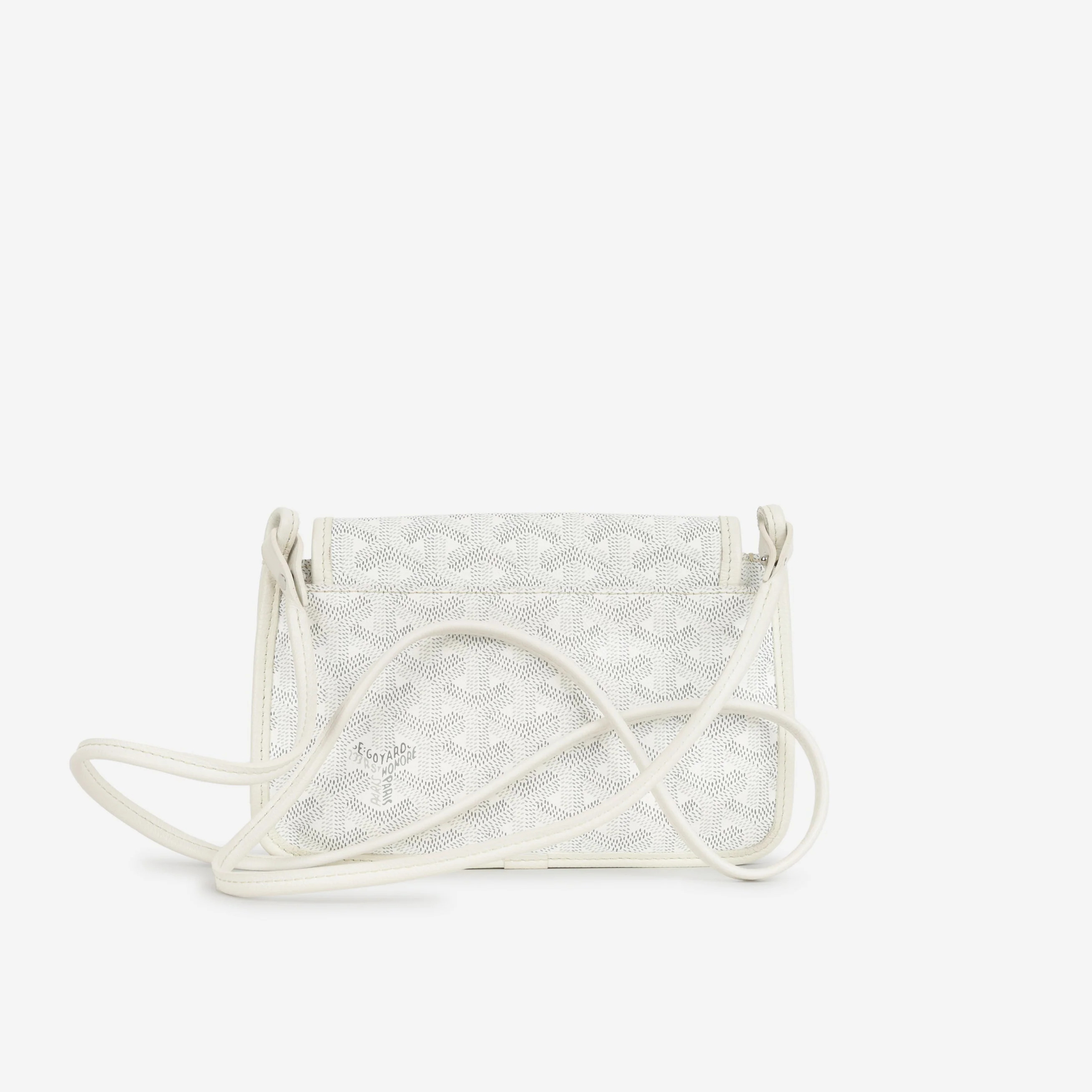 Goyard Plumet Pocket Wallet Crossbody - White (NWT) - Image 3