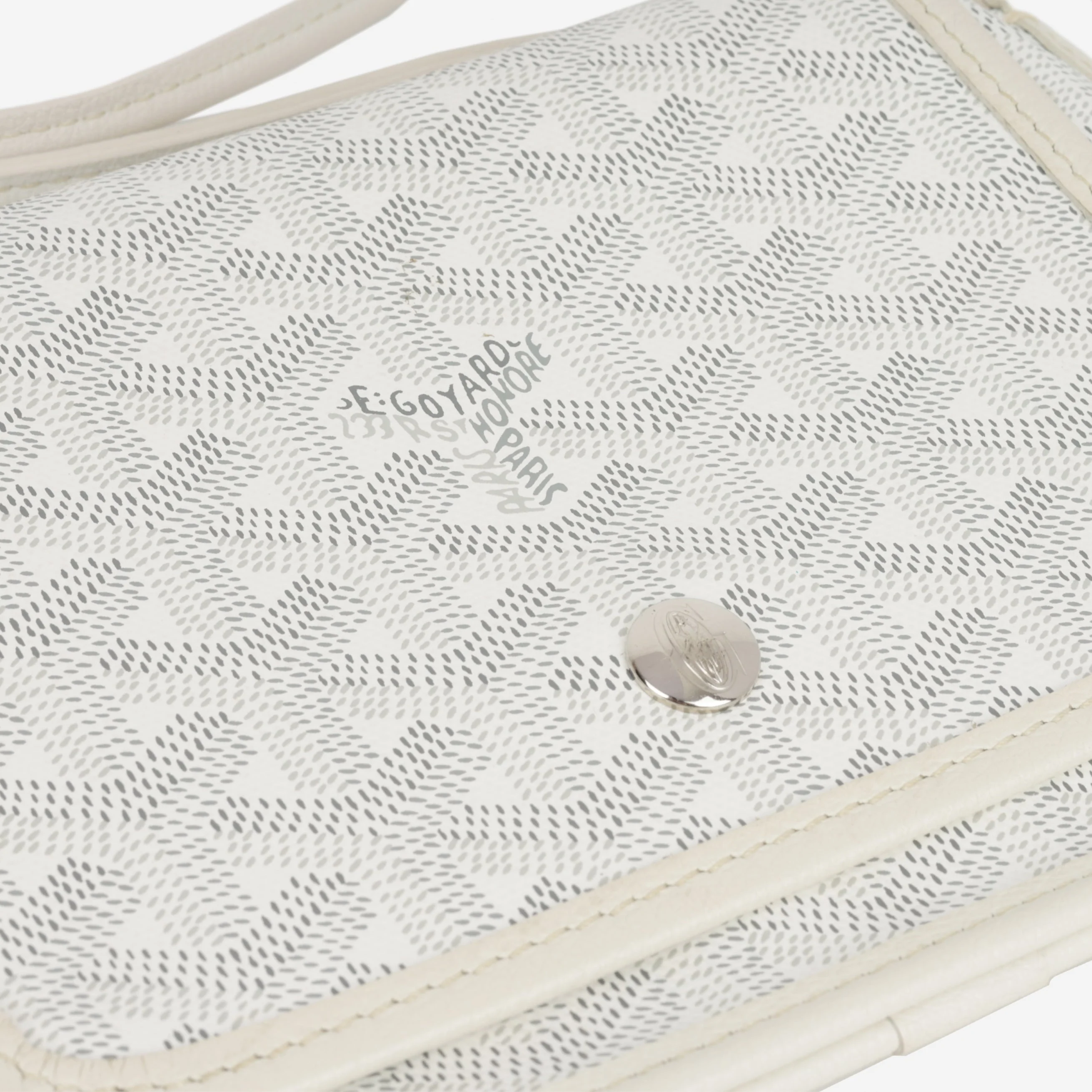 Goyard Plumet Pocket Wallet Crossbody - White (NWT) - Image 4