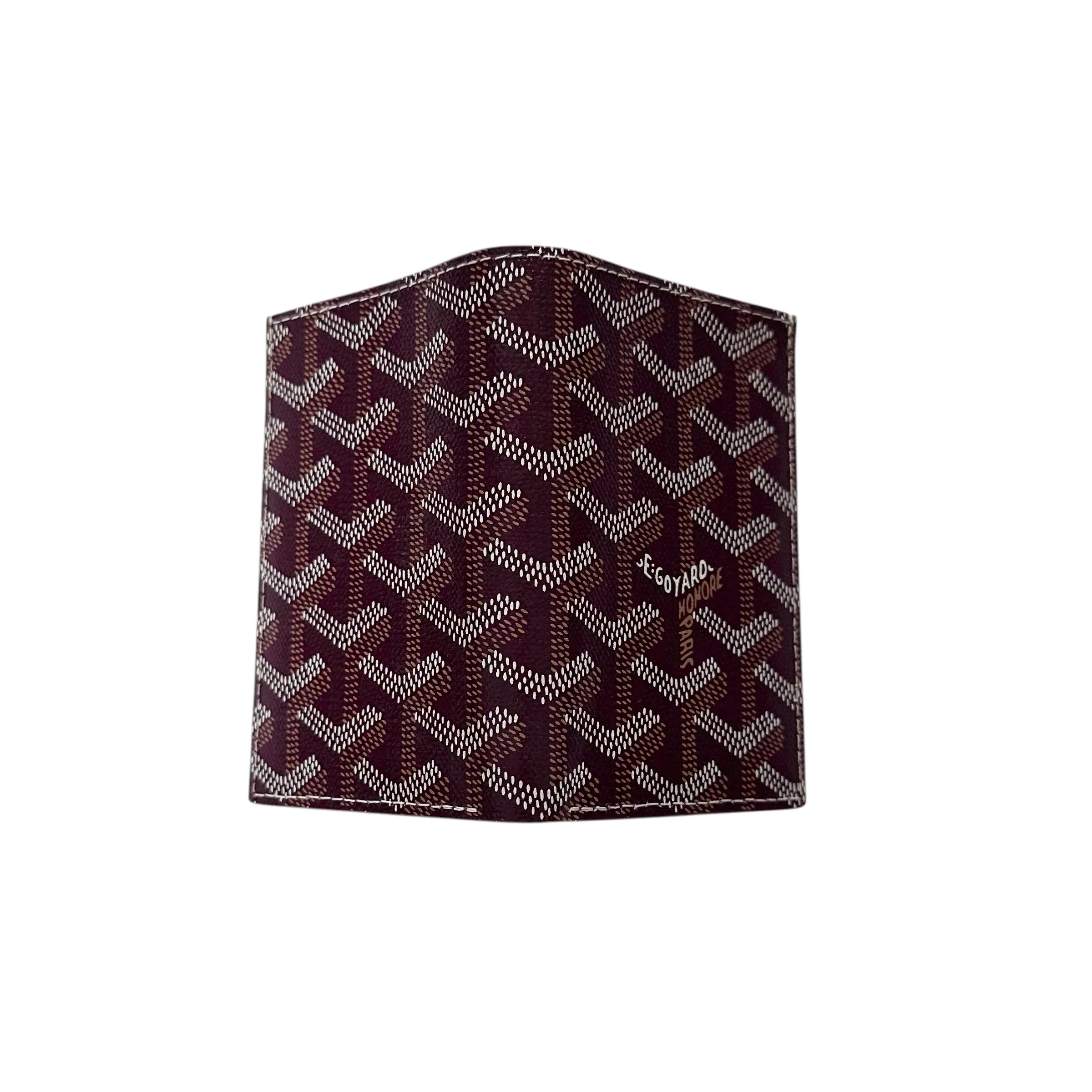 Goyard Saint-Pierre Card Wallet - Burgundy (NWT) - Image 4
