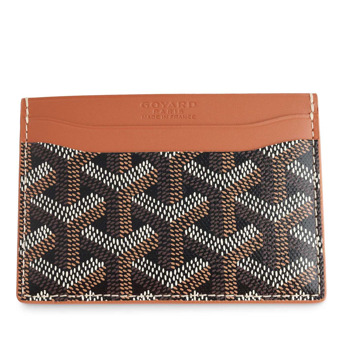 Goyard Saint Sulpice Card Holder - Tan/Black (NWT) - Image 2