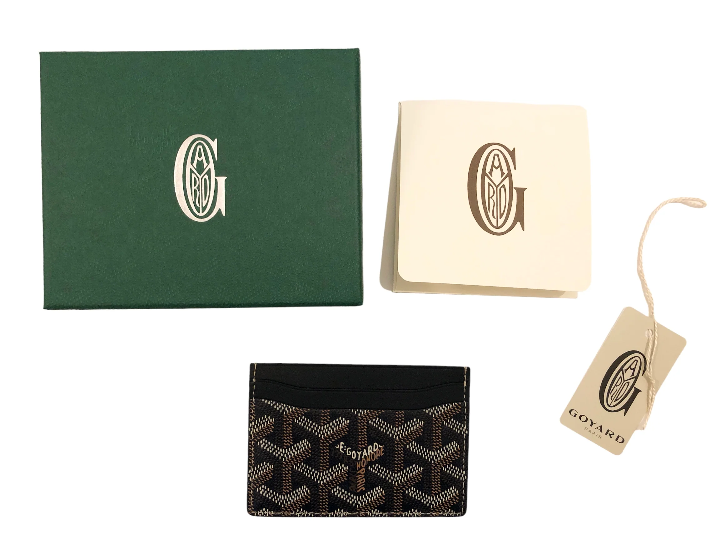 Goyard Saint Sulpice Card Holder - Navy Blue (NWT) - Image 5