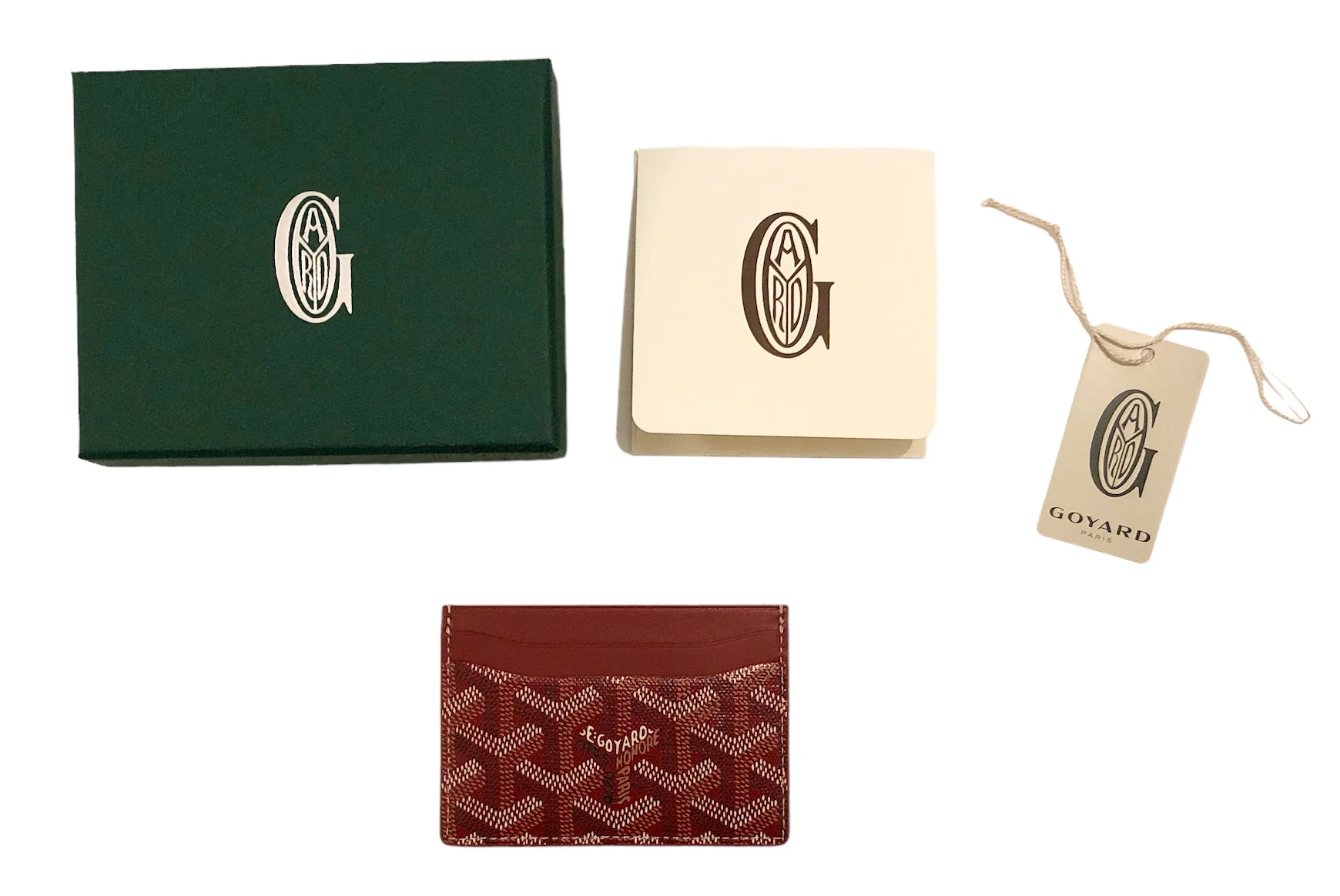 Goyard Saint Sulpice Card Holder - Red (NWT) - Image 5