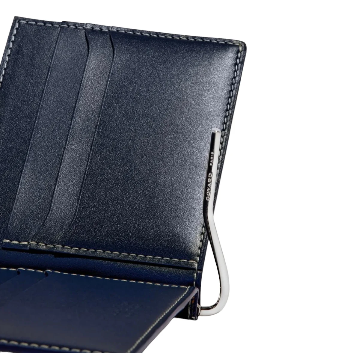 Goyard Saint Thomas Bill Fold Wallet - Navy Blue (NWT) - Image 4