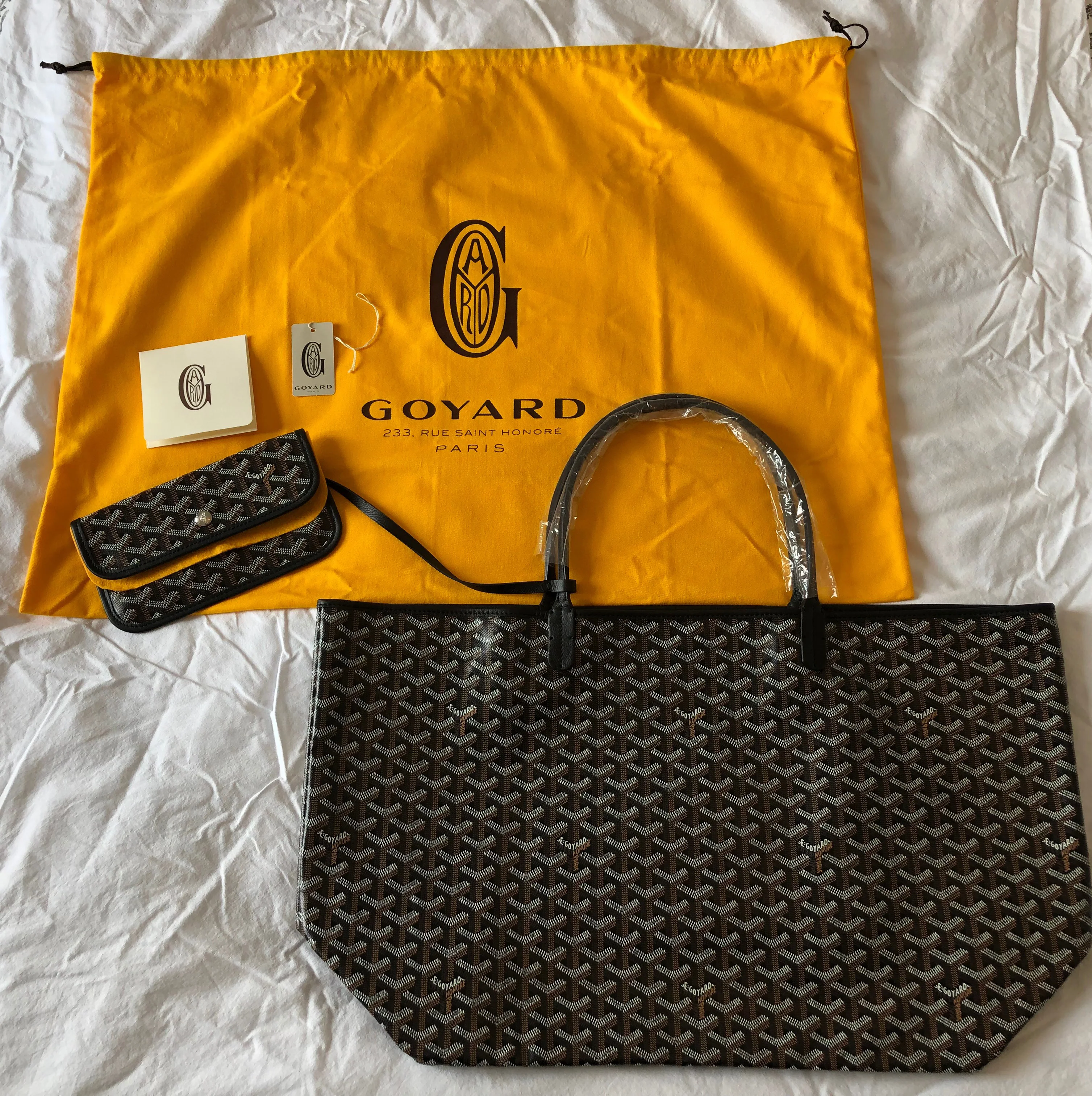 Goyard St. Louis Black GM Tote (NWT) - Image 2