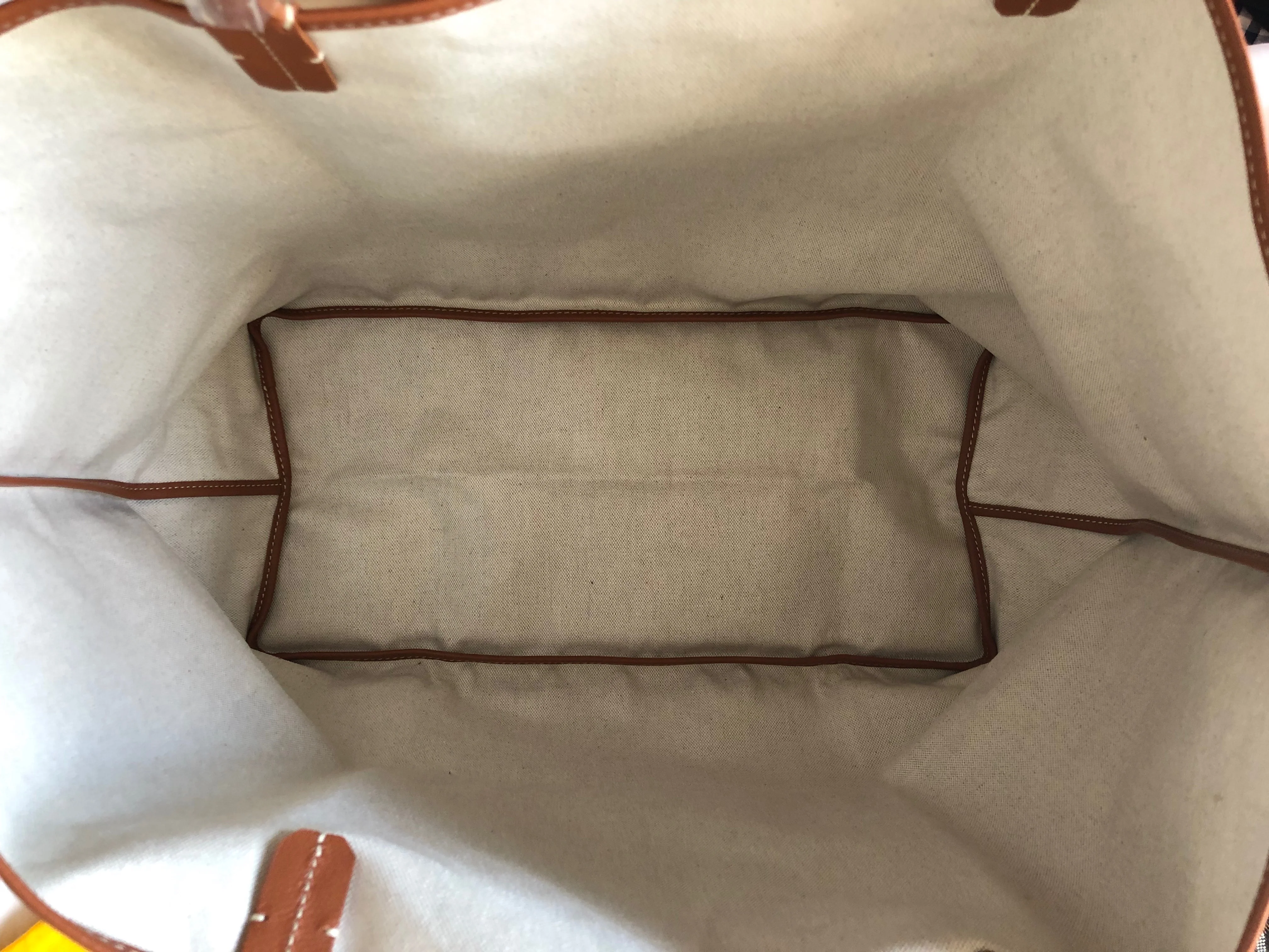 Goyard St. Louis Black with Tan Trim GM Tote (NWT) - Image 4