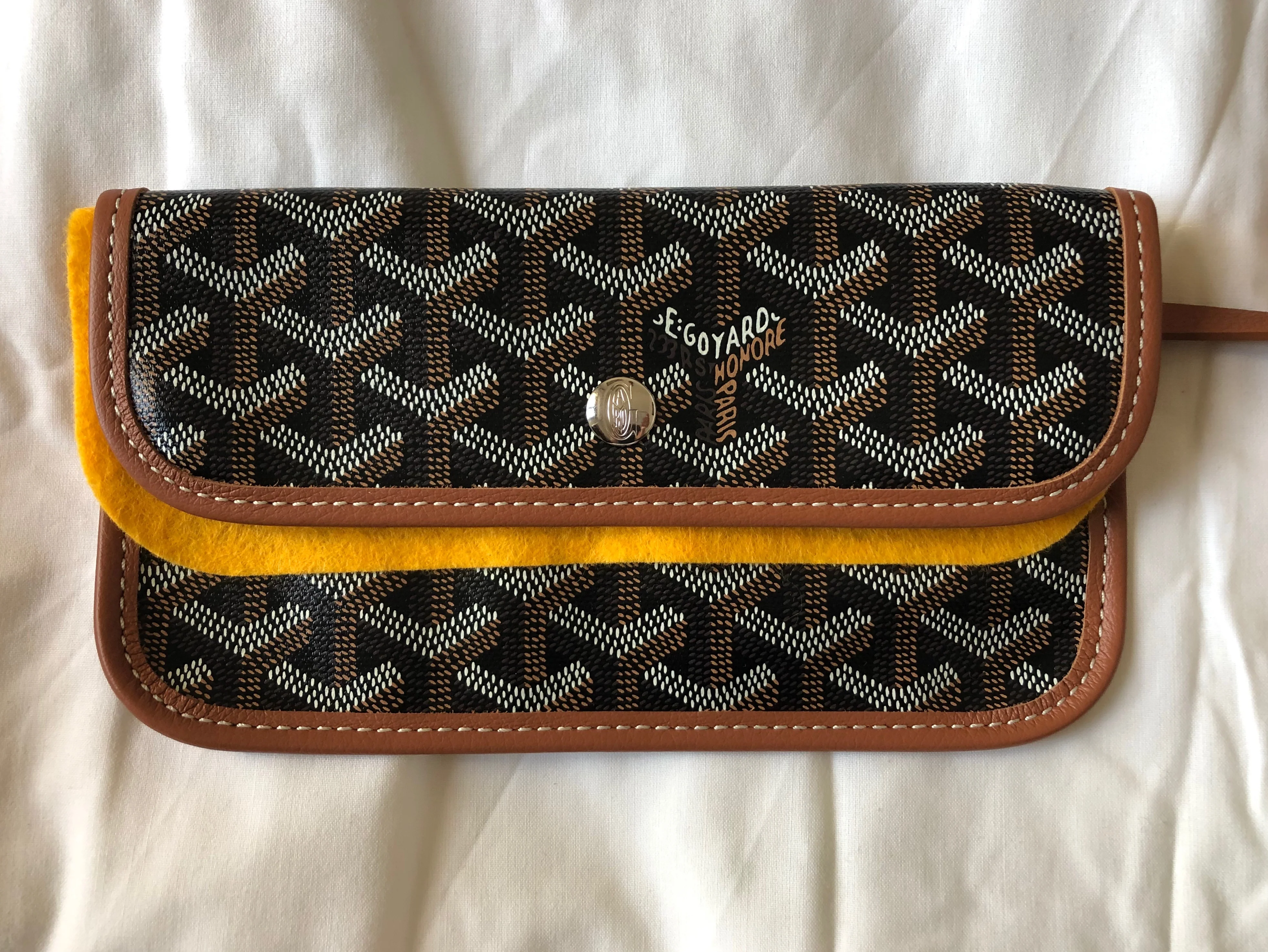 Goyard St. Louis Black with Tan Trim GM Tote (NWT) - Image 5