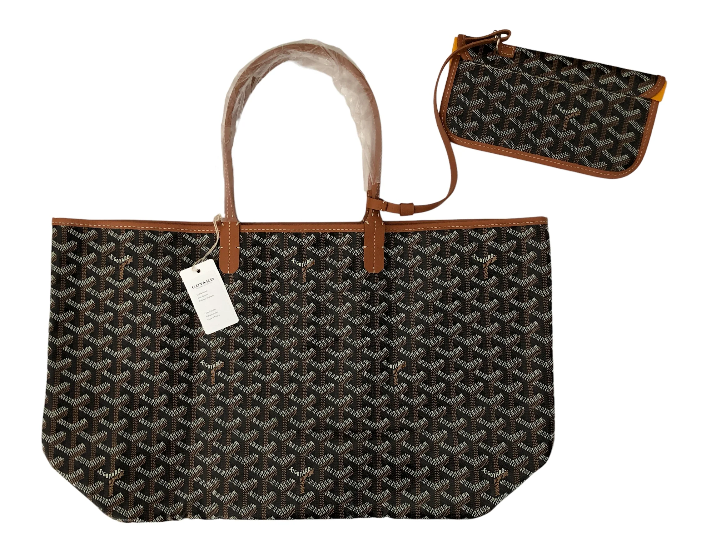 Goyard St. Louis Black with Tan Trim PM (NWT) - Image 4