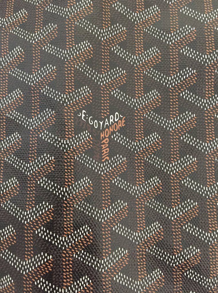 Goyard St. Louis Black with Tan Trim PM (NWT) - Image 6