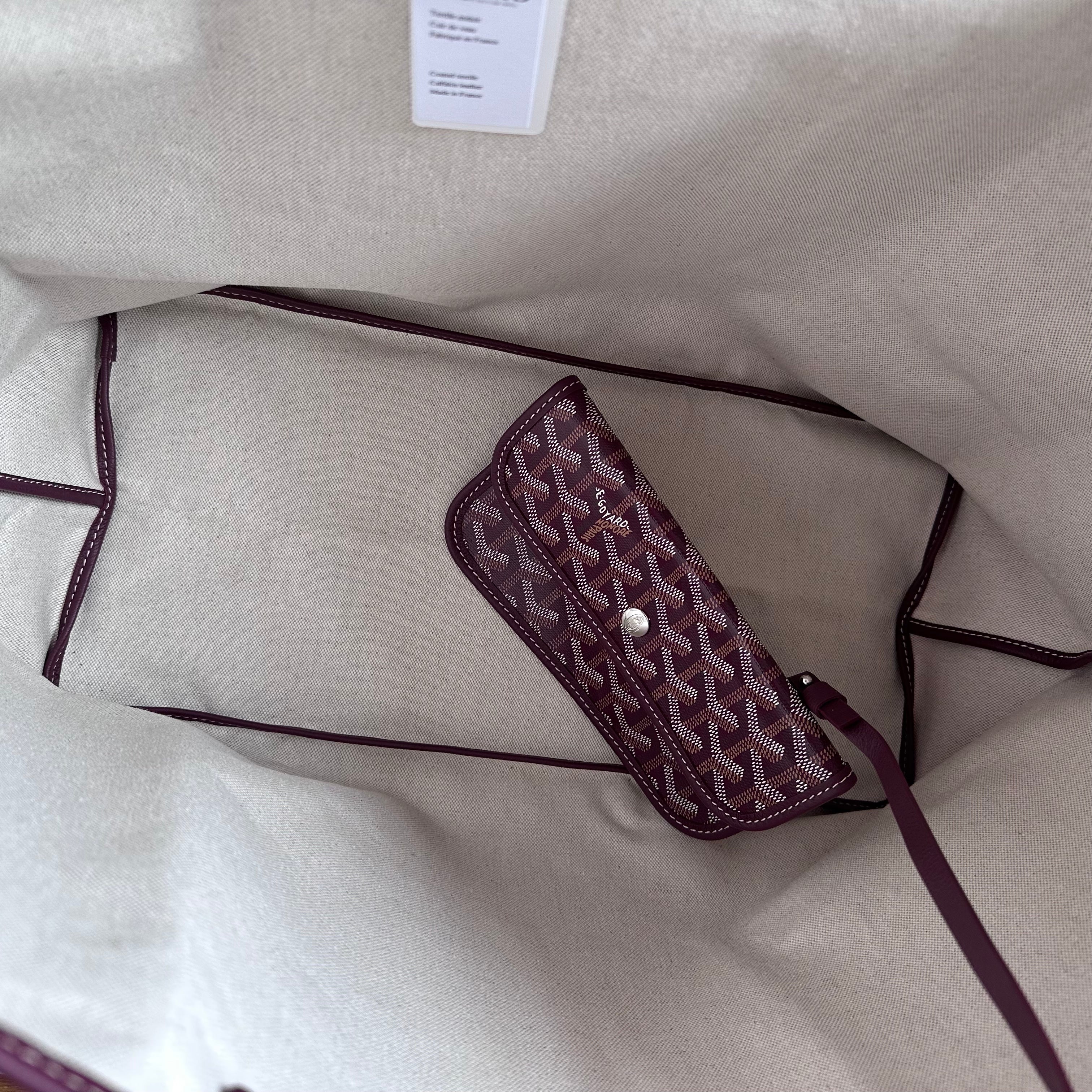 Goyard St. Louis Burgundy GM Tote (NWT) - Image 6