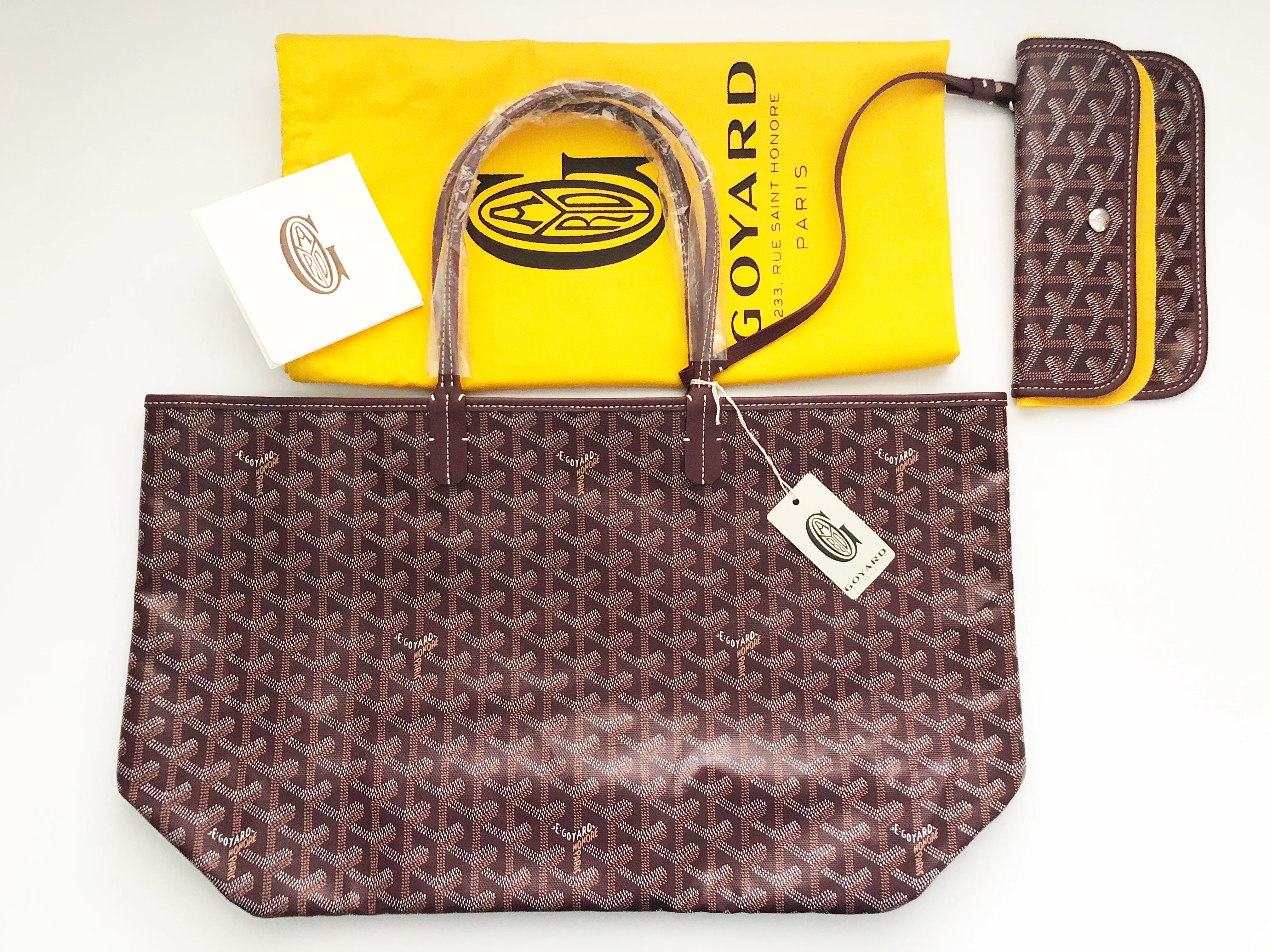 Goyard St. Louis Burgundy PM Tote (NWT) - Image 3