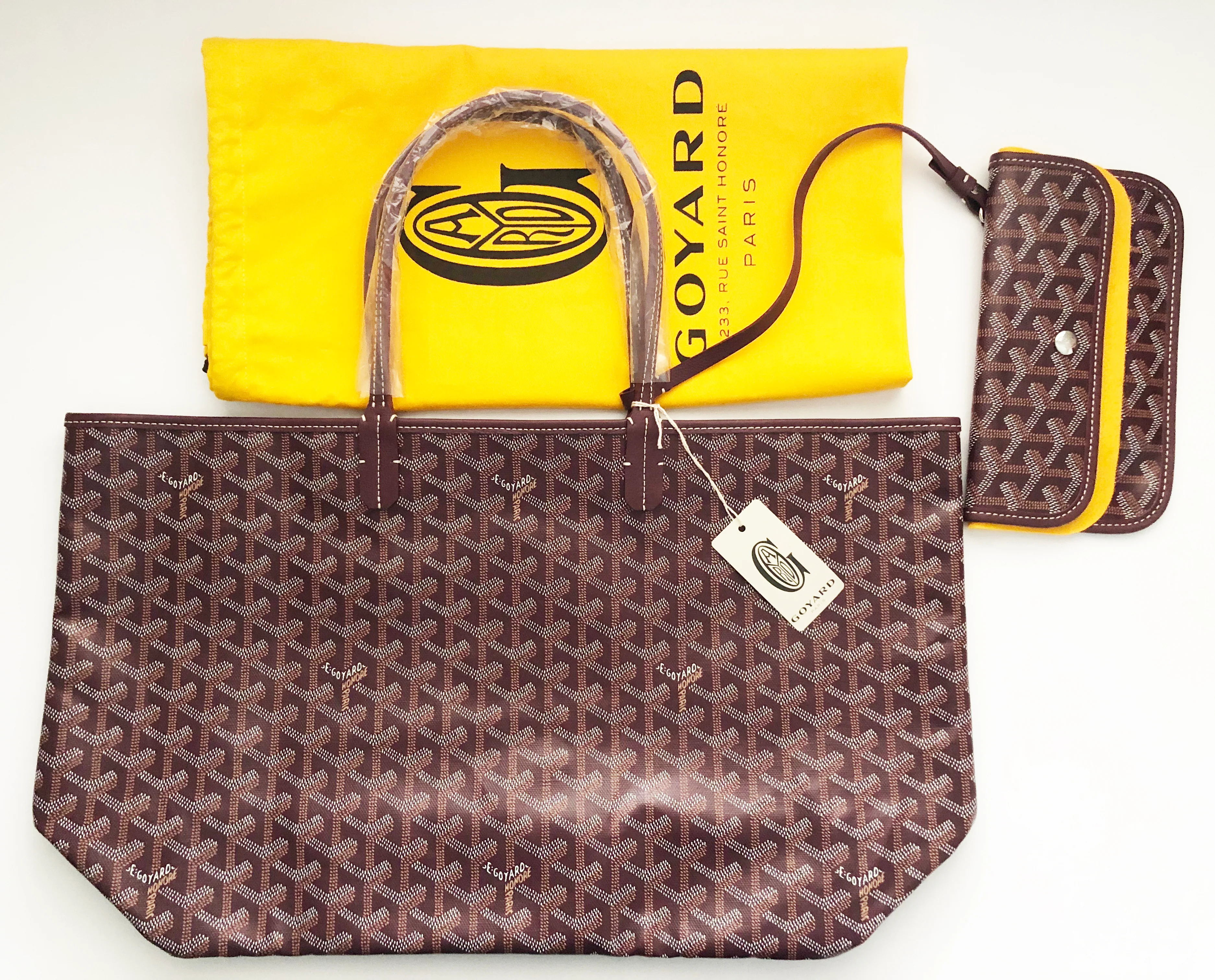 Goyard St. Louis Burgundy PM Tote (NWT) - Image 9