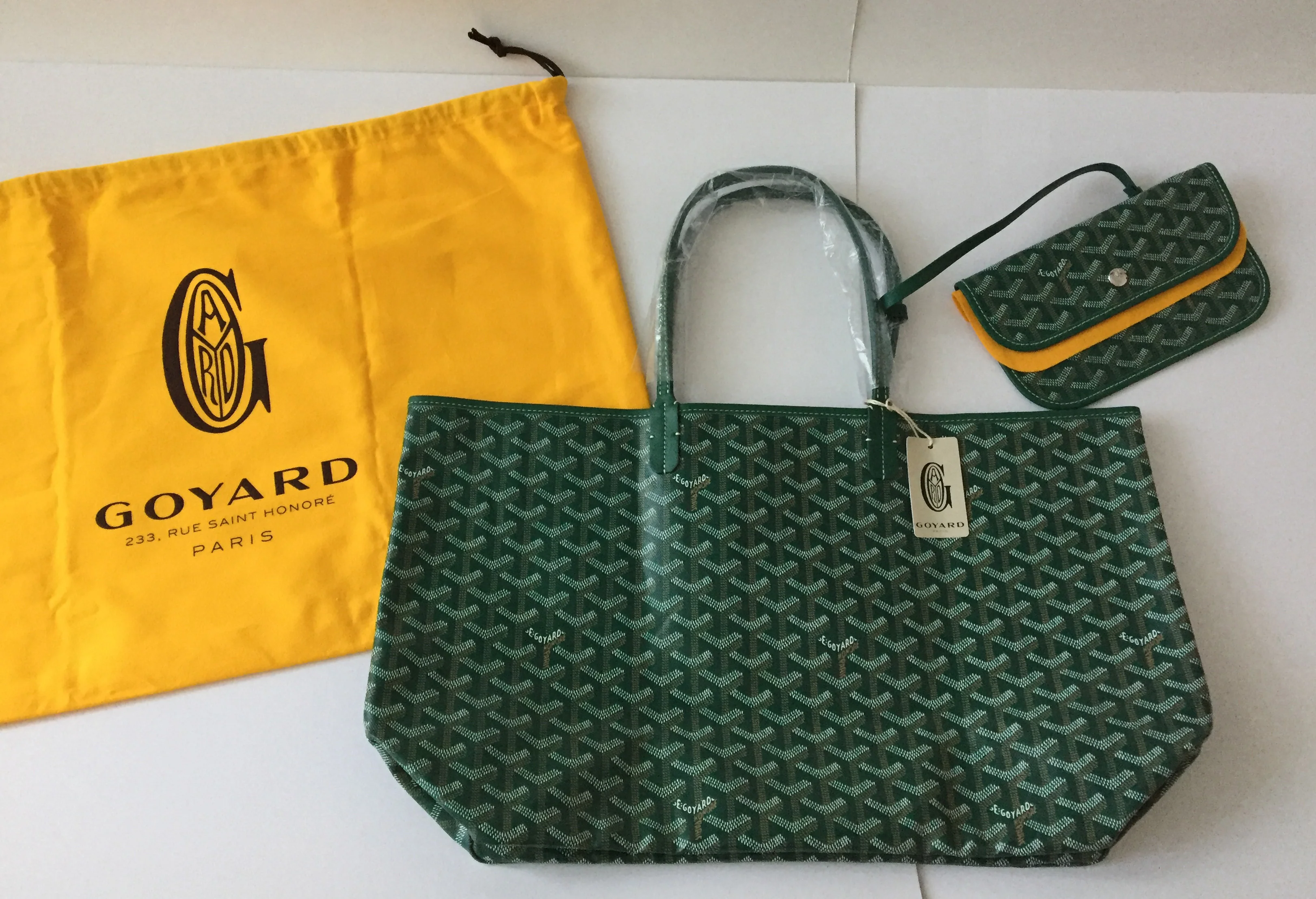 Goyard St. Louis Green PM Tote (NWT) - Image 3
