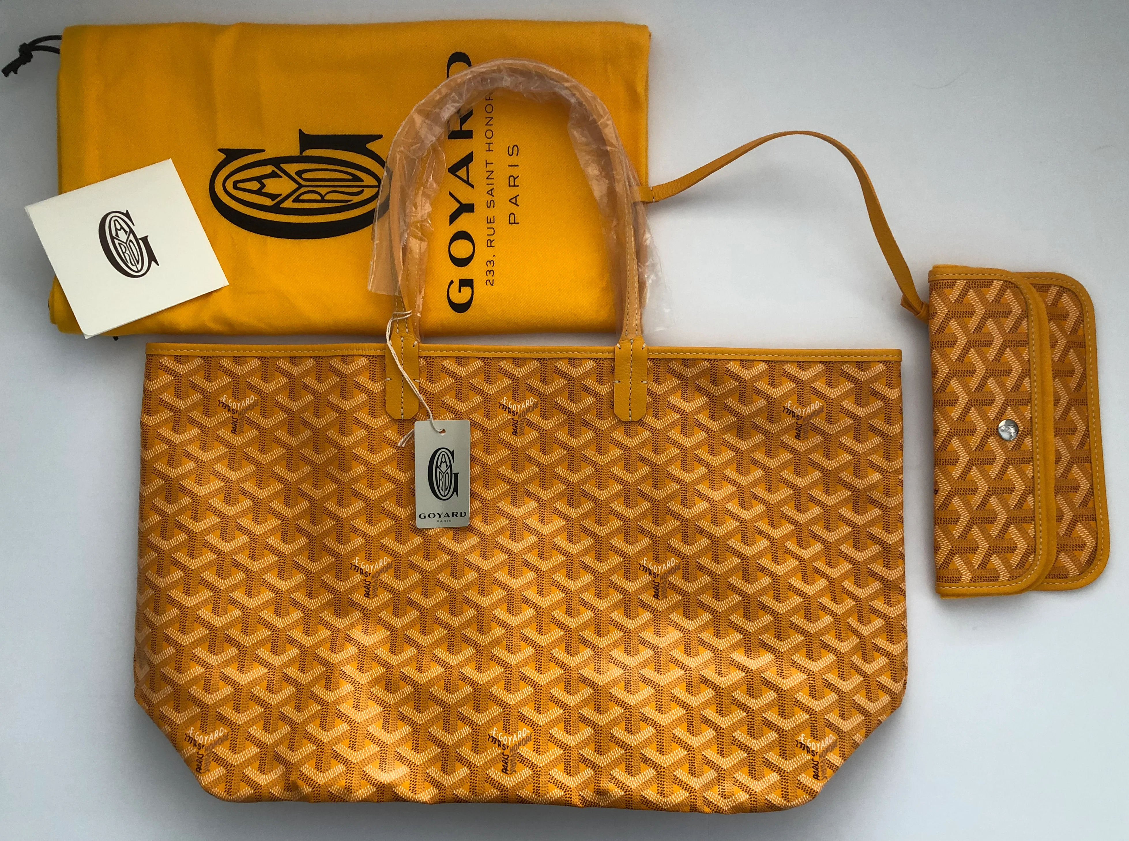 Goyard St. Louis Yellow PM Tote (NWT) - Image 3