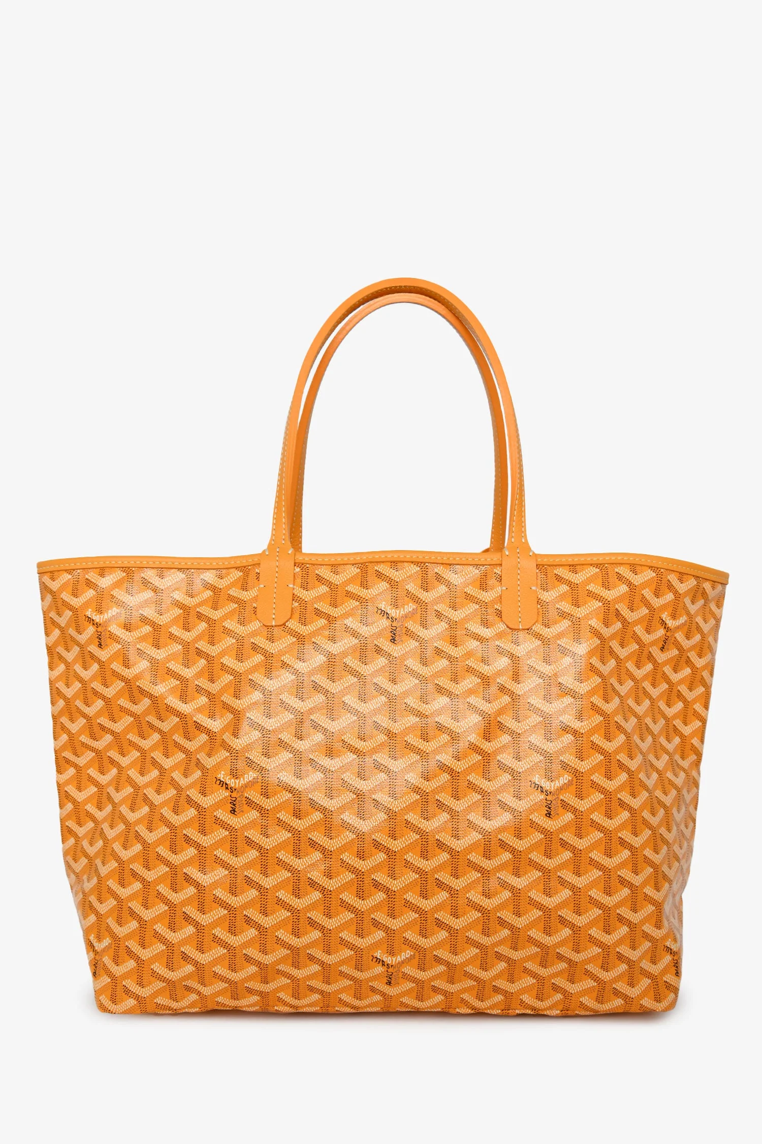 Goyard Yellow Canvas St. Louis PM Tote with Pouch - Image 2
