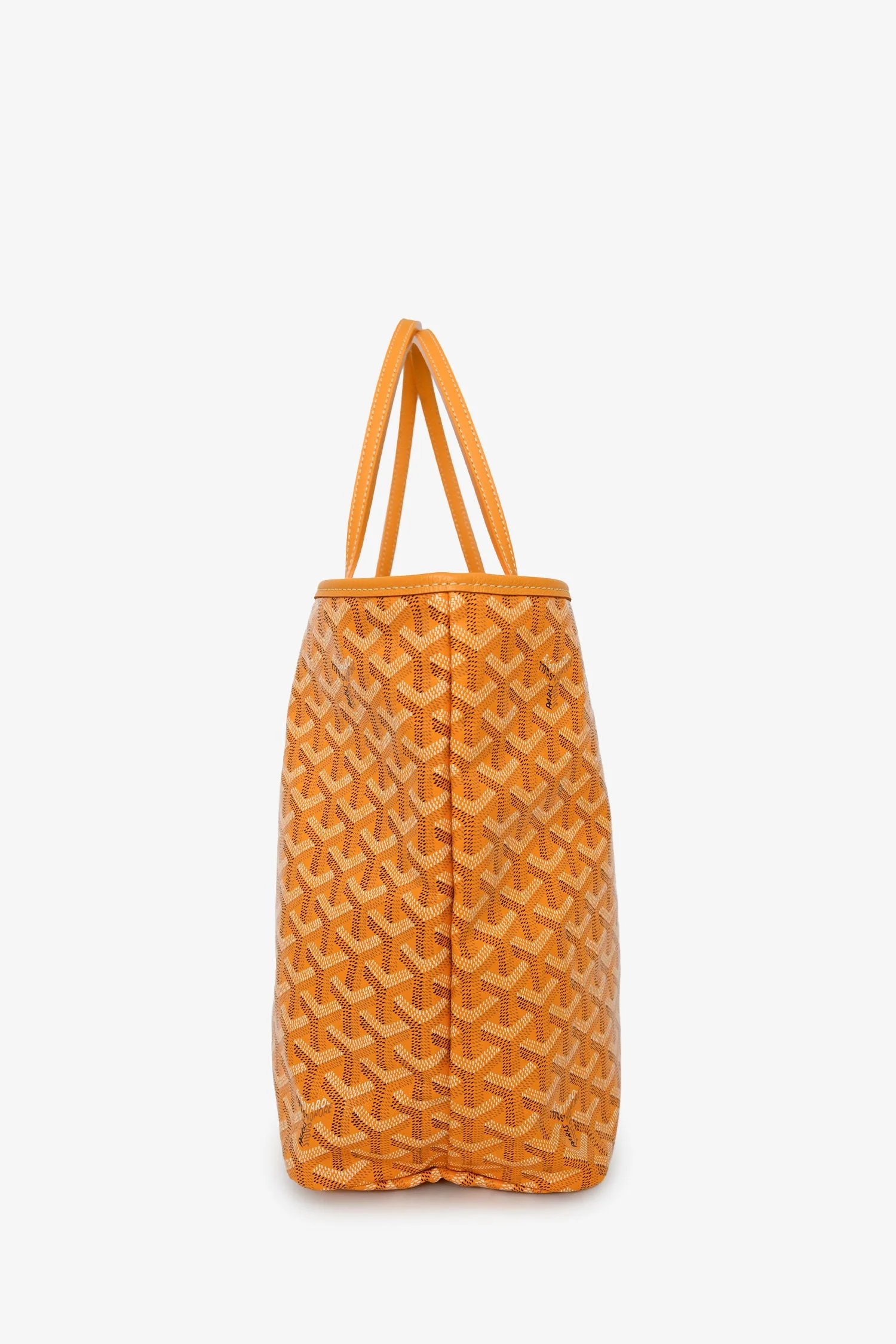 Goyard Yellow Canvas St. Louis PM Tote with Pouch - Image 3