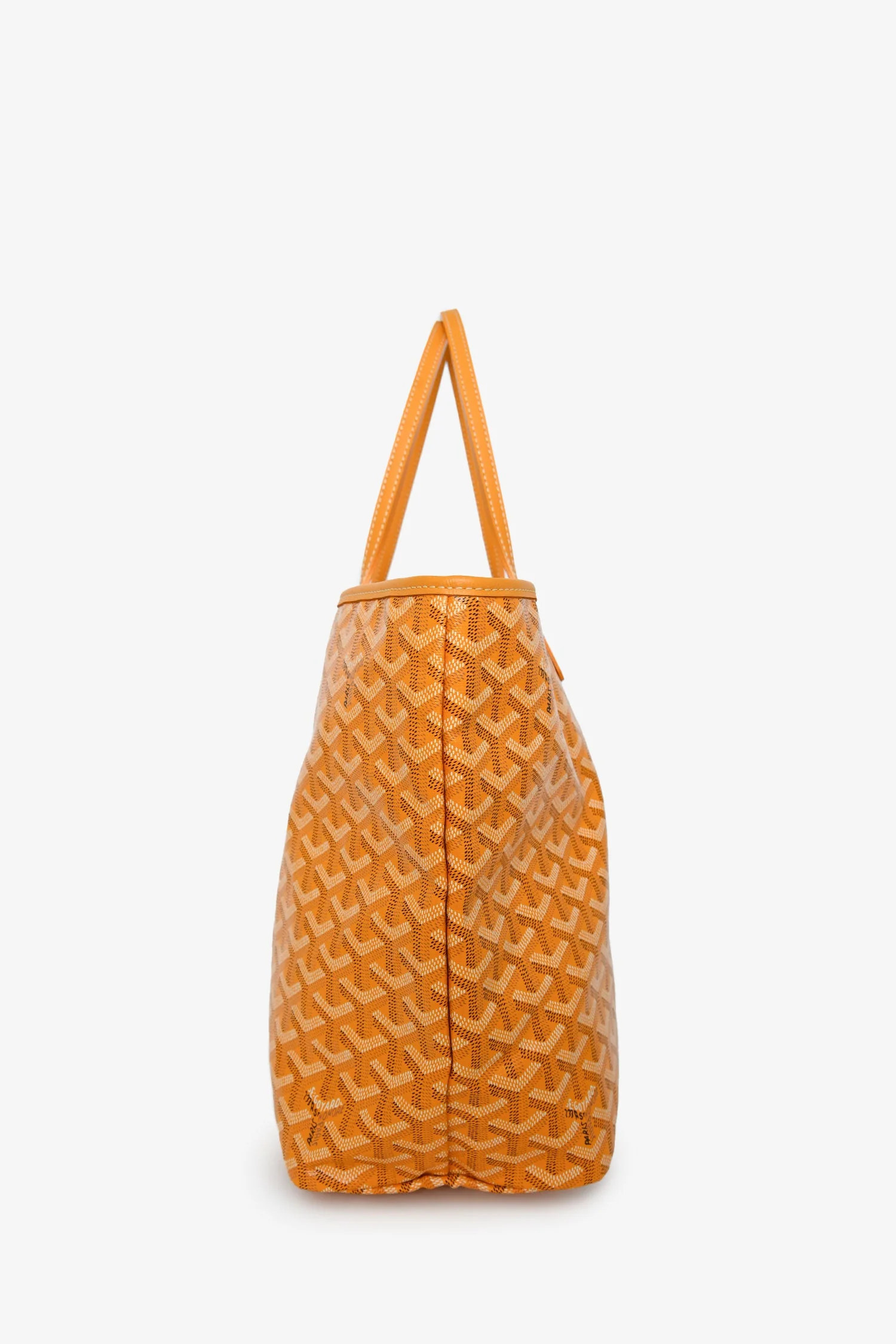 Goyard Yellow Canvas St. Louis PM Tote with Pouch - Image 4