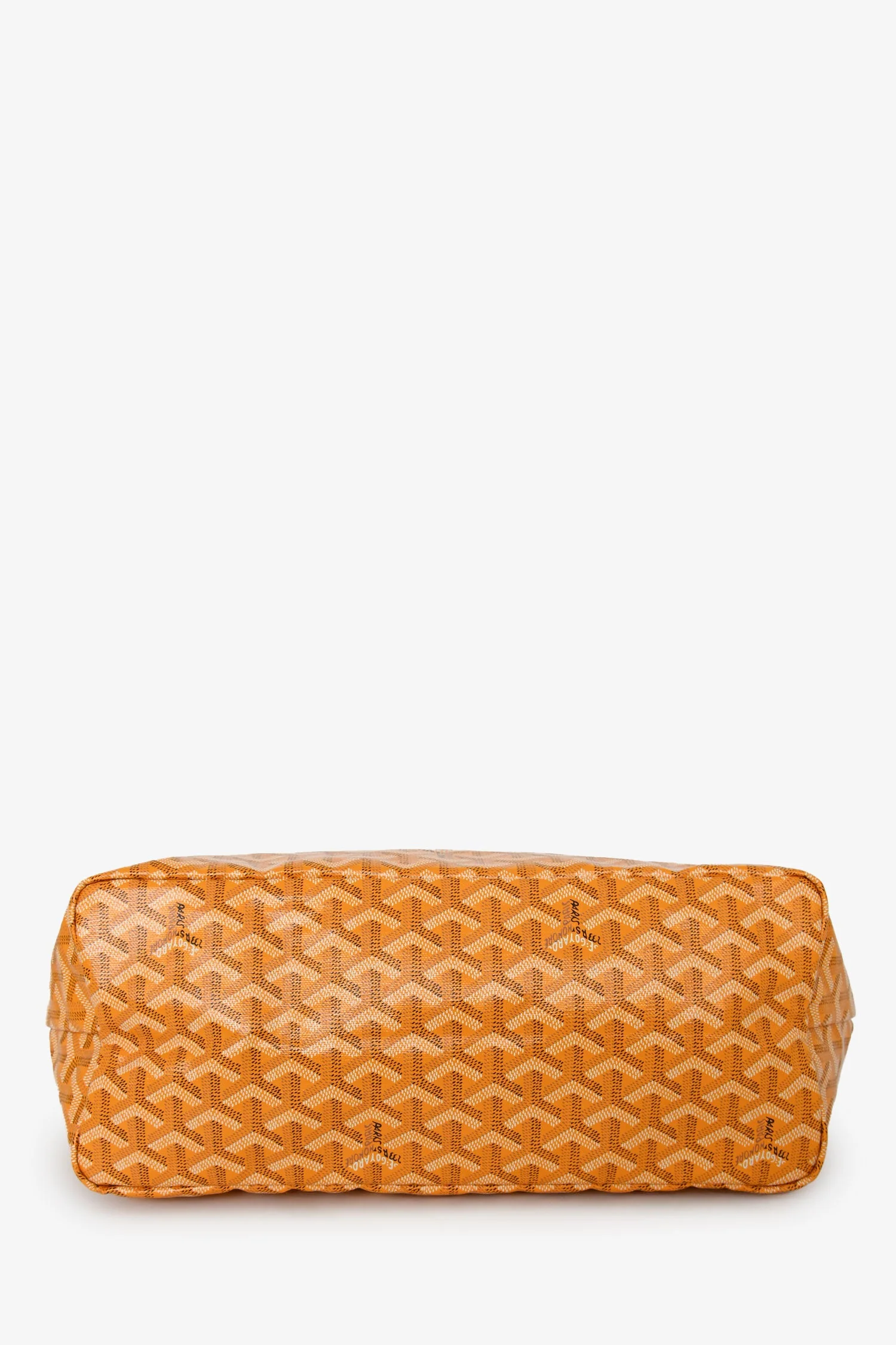 Goyard Yellow Canvas St. Louis PM Tote with Pouch - Image 5