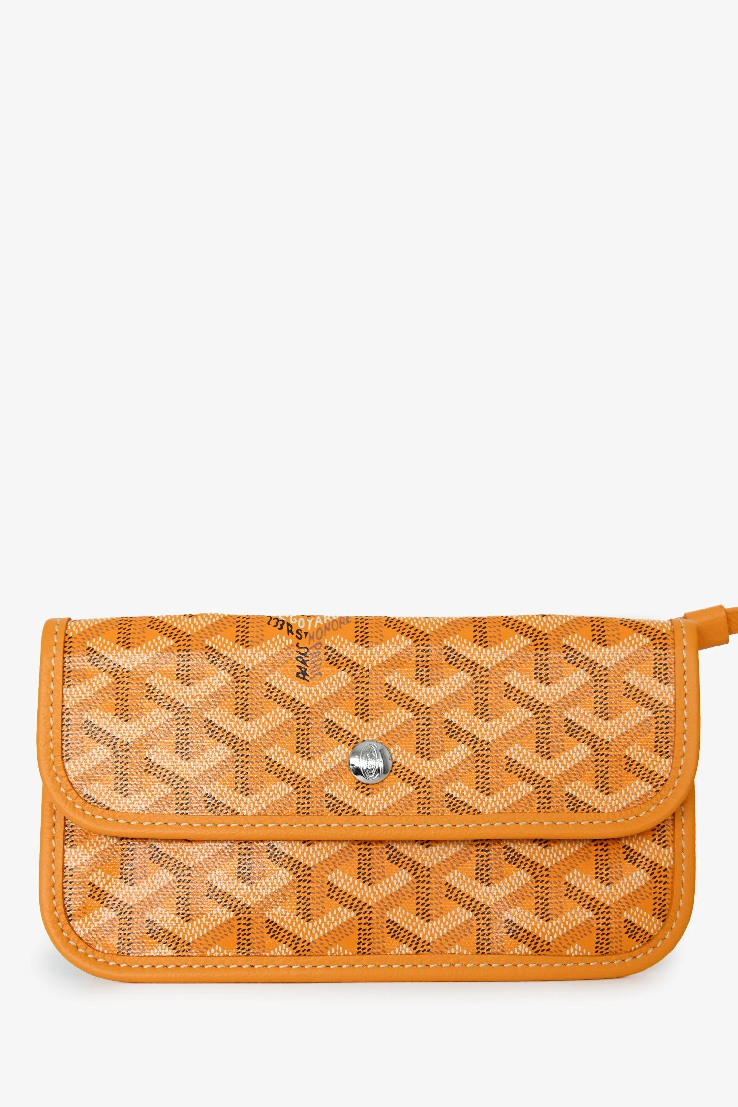Goyard Yellow Canvas St. Louis PM Tote with Pouch - Image 7