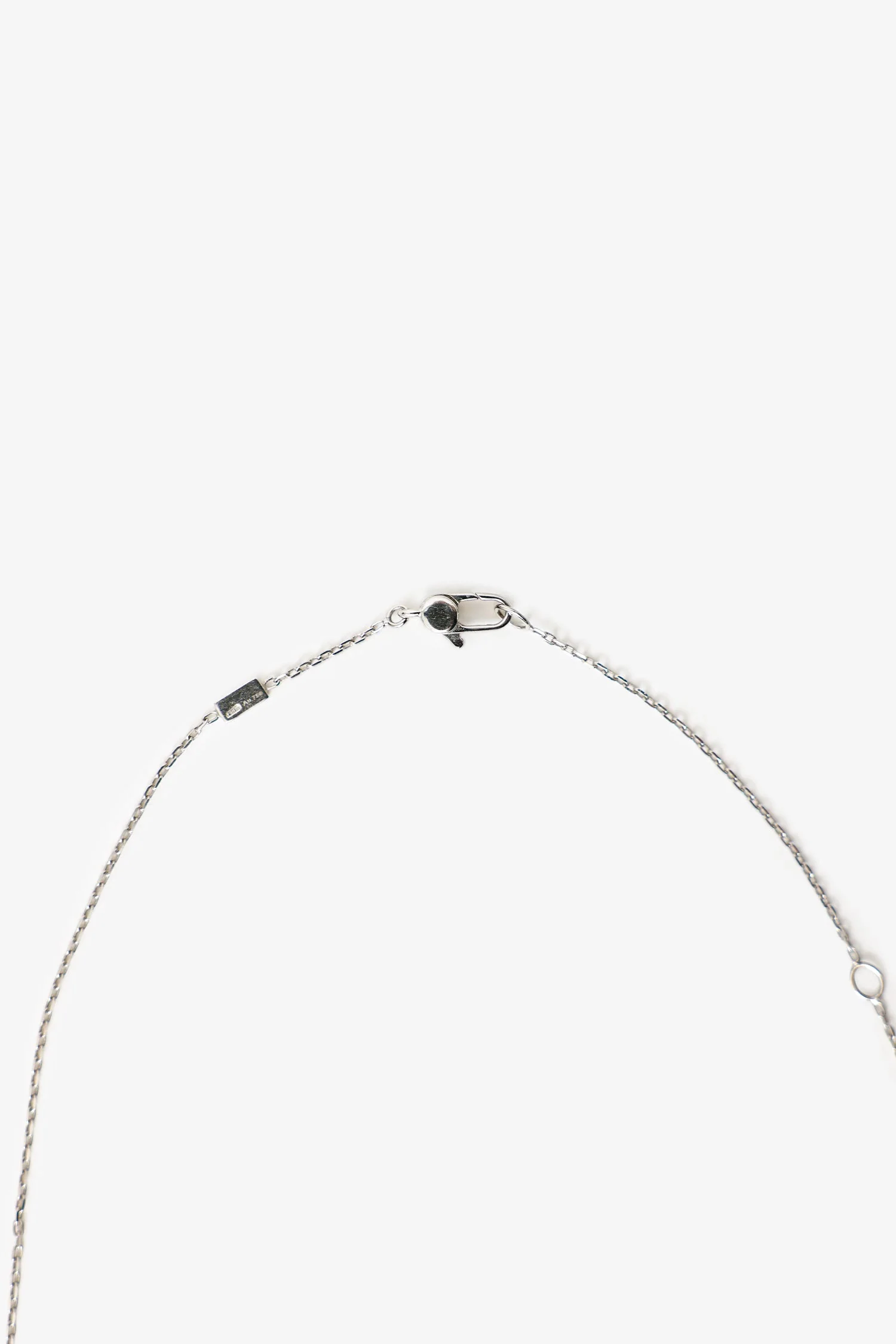 Gucci 18k White Gold Diamond Separate Cross Necklace - Image 3
