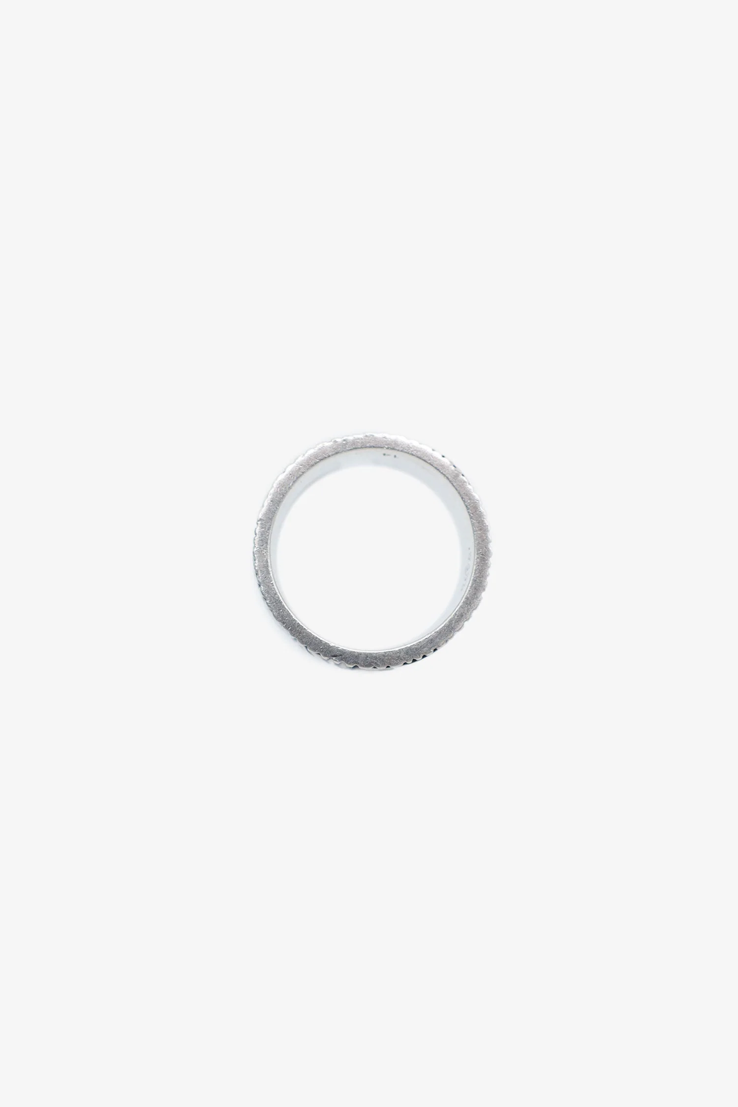 Gucci Aged Sterling Silver GG Marmont Wing Ring - Image 2