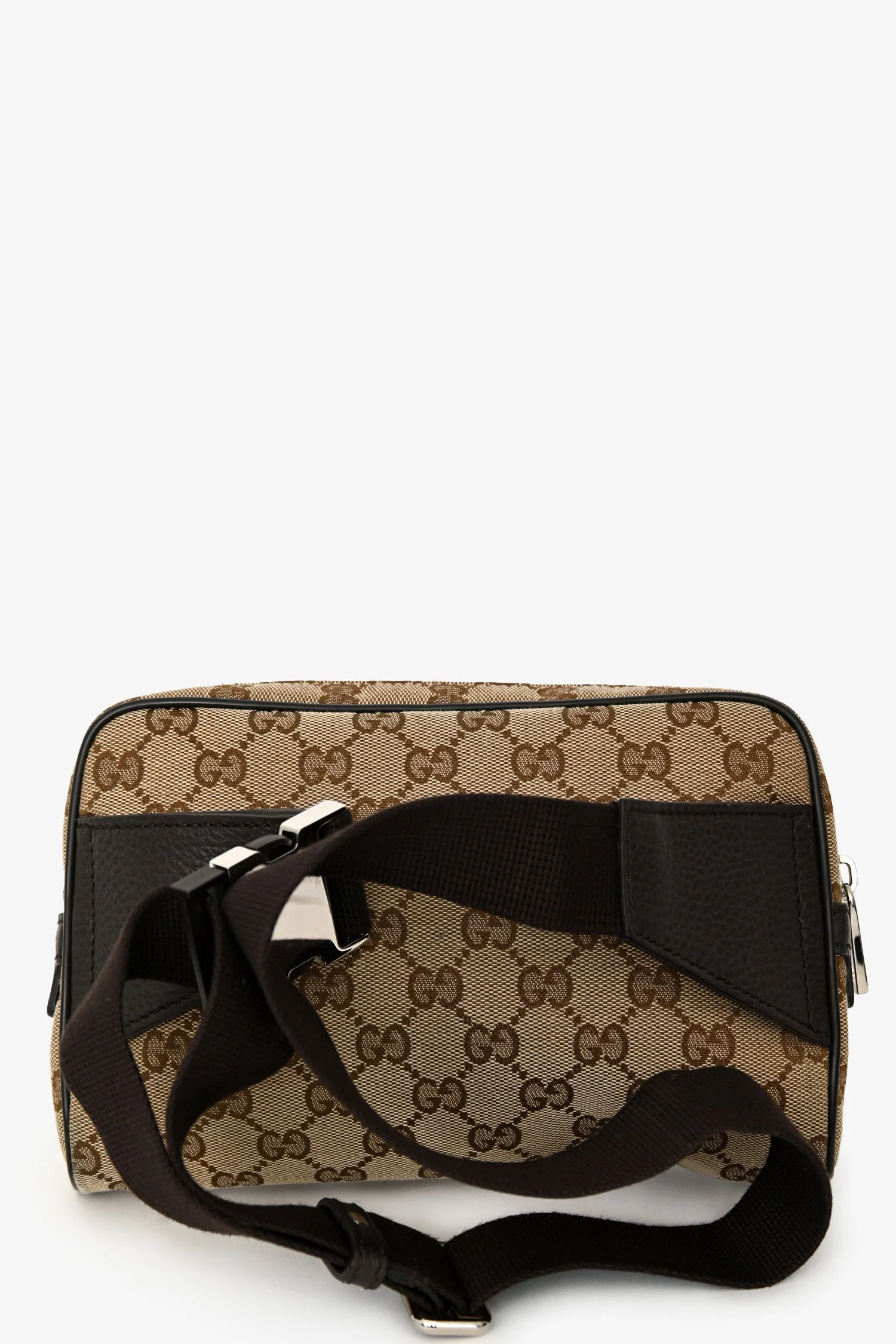 Gucci Beige/Dark Brown GG Canvas Belt Bag - Image 2