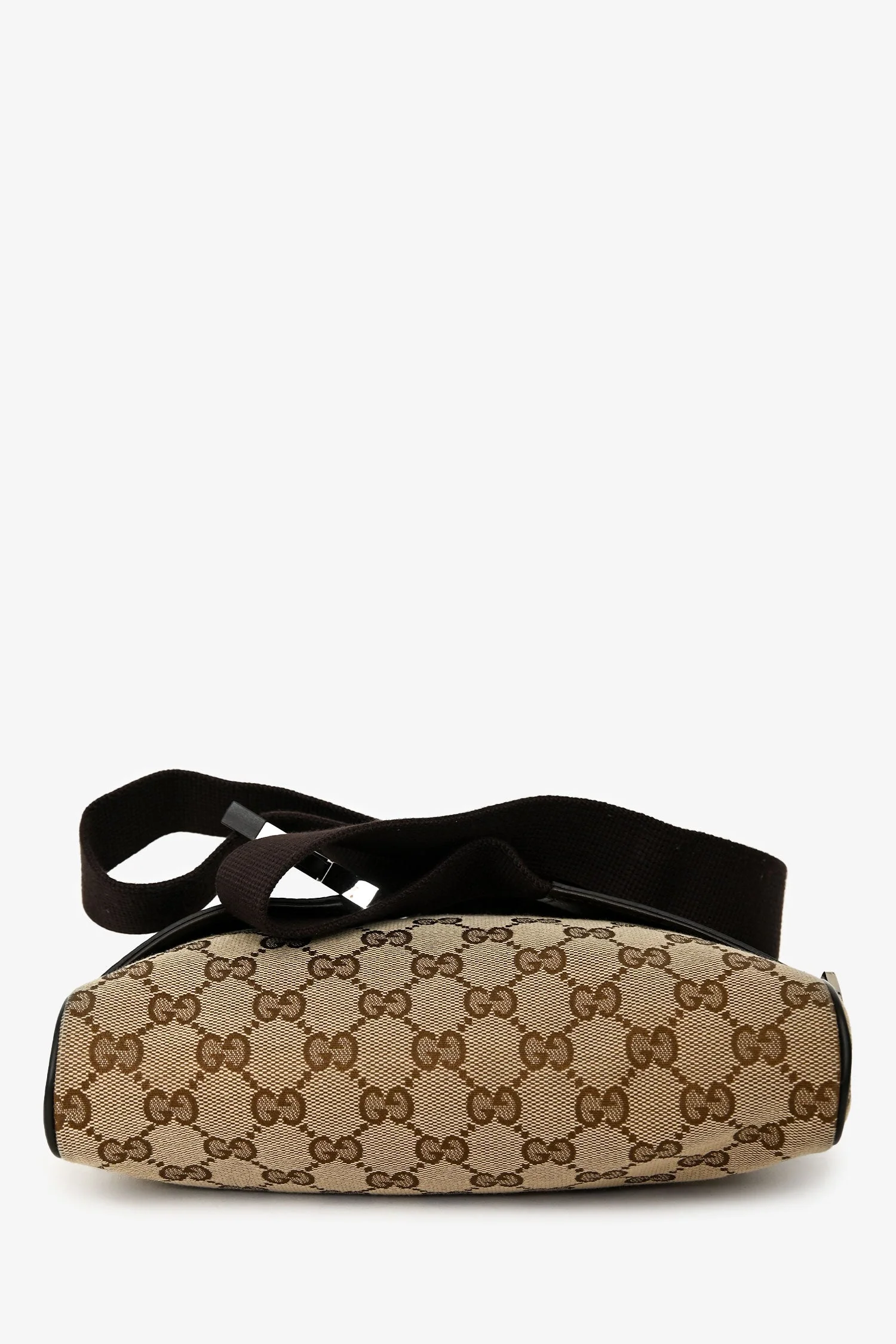 Gucci Beige/Dark Brown GG Canvas Belt Bag - Image 5