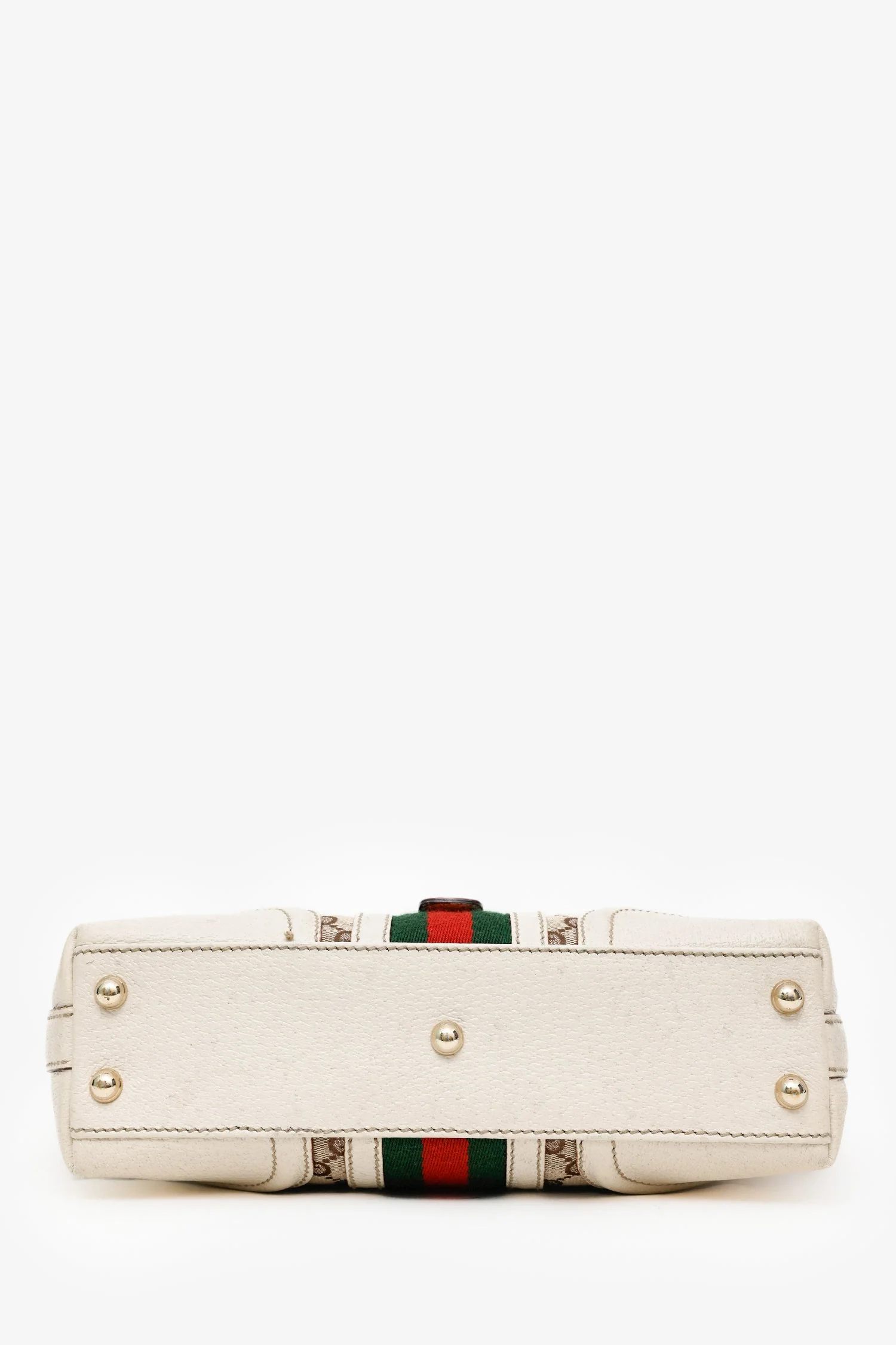 Gucci Beige Ophidia GG Web Shoulder Bag - Image 5