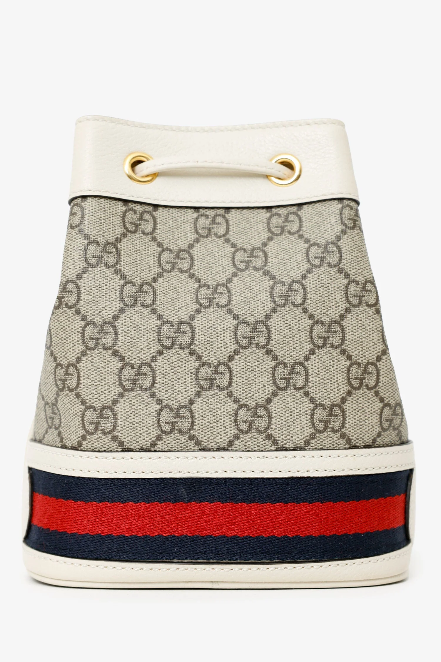 Gucci Beige Ophidia Mini GG Bucket Bag - Image 2